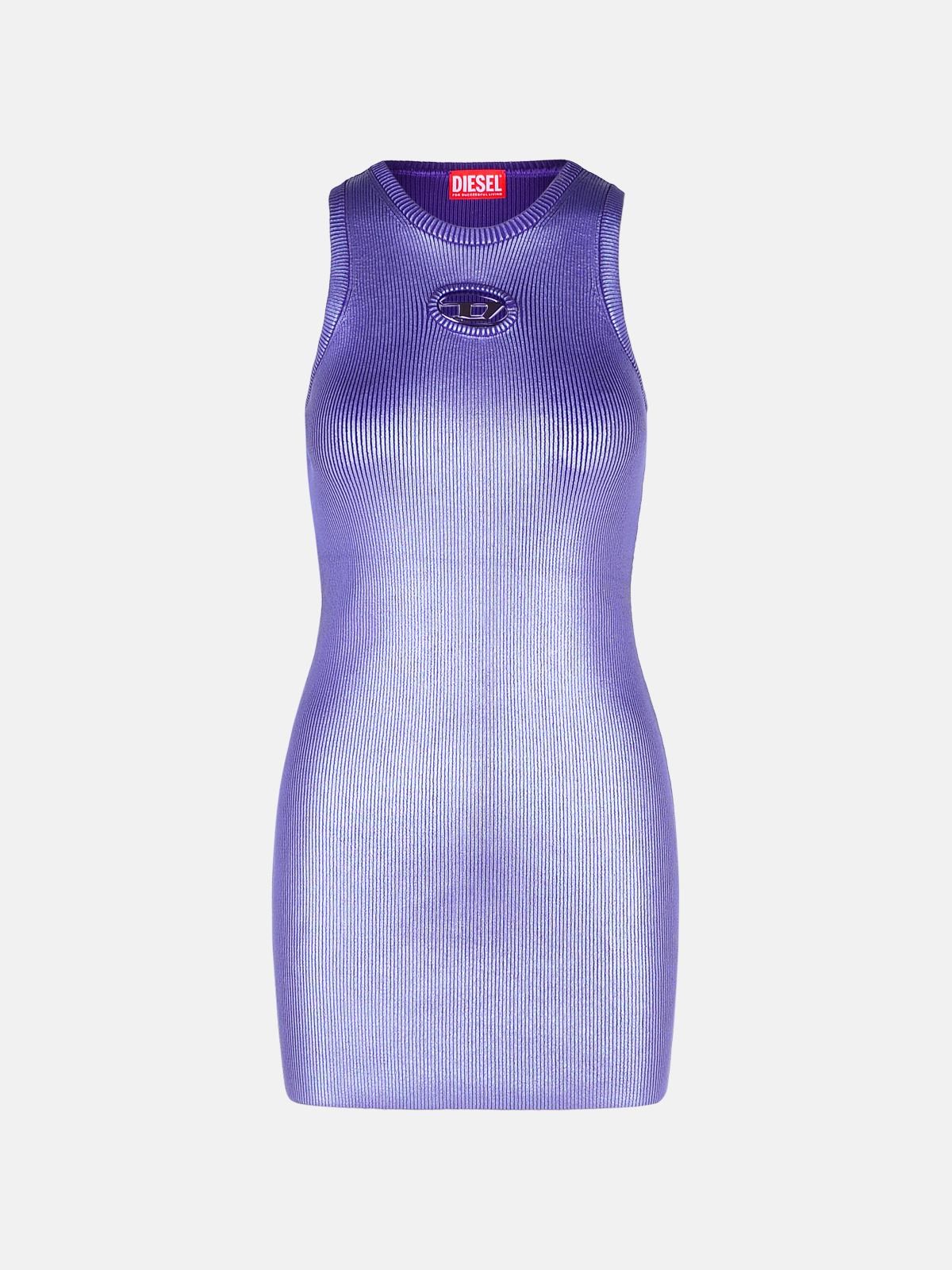 DIESEL 'CADDIX' DRESS IN PURPLE VISCOSE BLEND