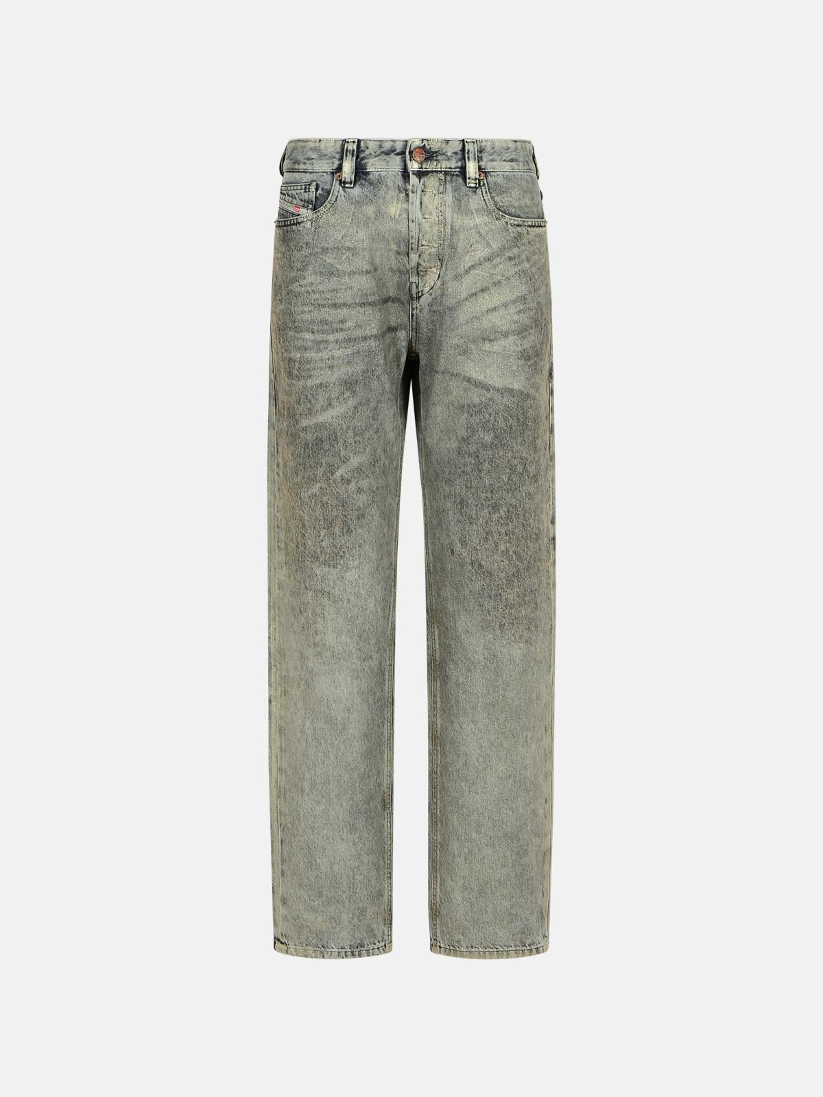 Diesel '1988 D-ark' Silver Denim Jeans In Silver
