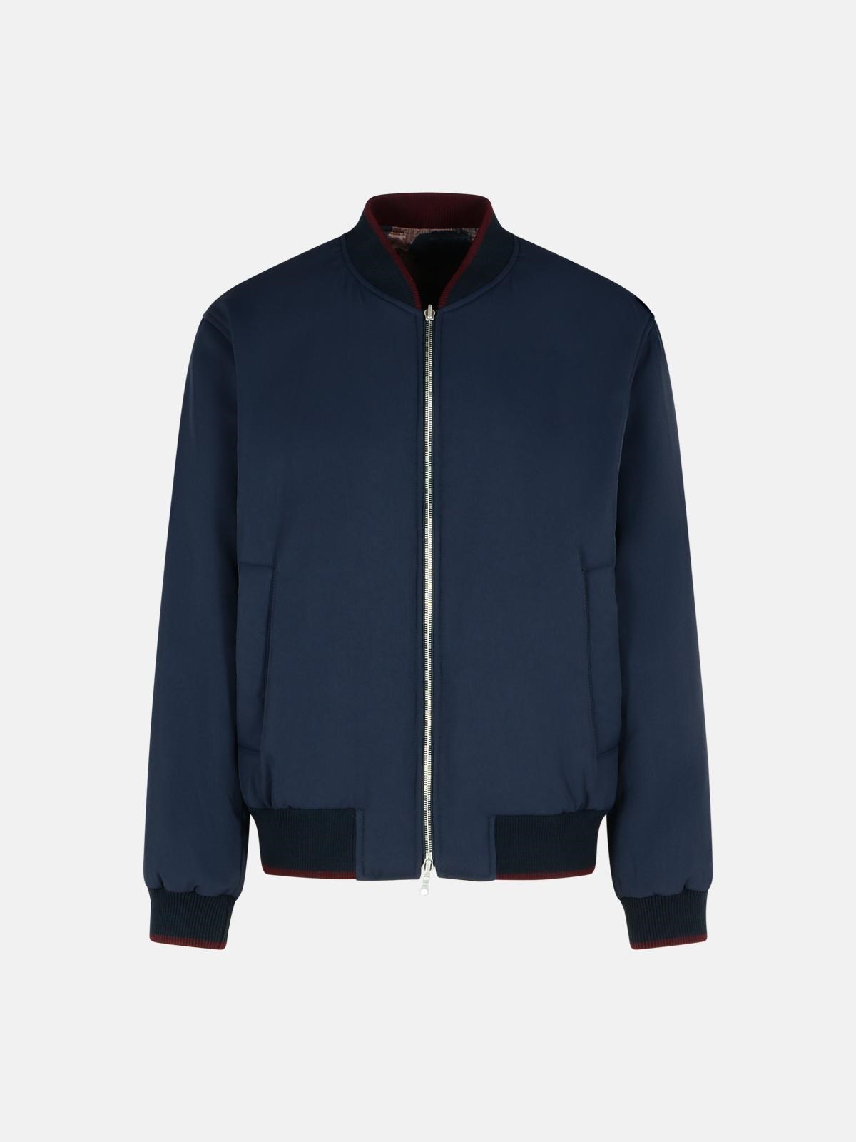 Dries Van Noten DRIES VAN NOTEN 'Volker' Navy Viscose Blend Jacket　DRIES VAN NOTEN 'Volker' ネイビー ビスコース ブレンド ジャケット