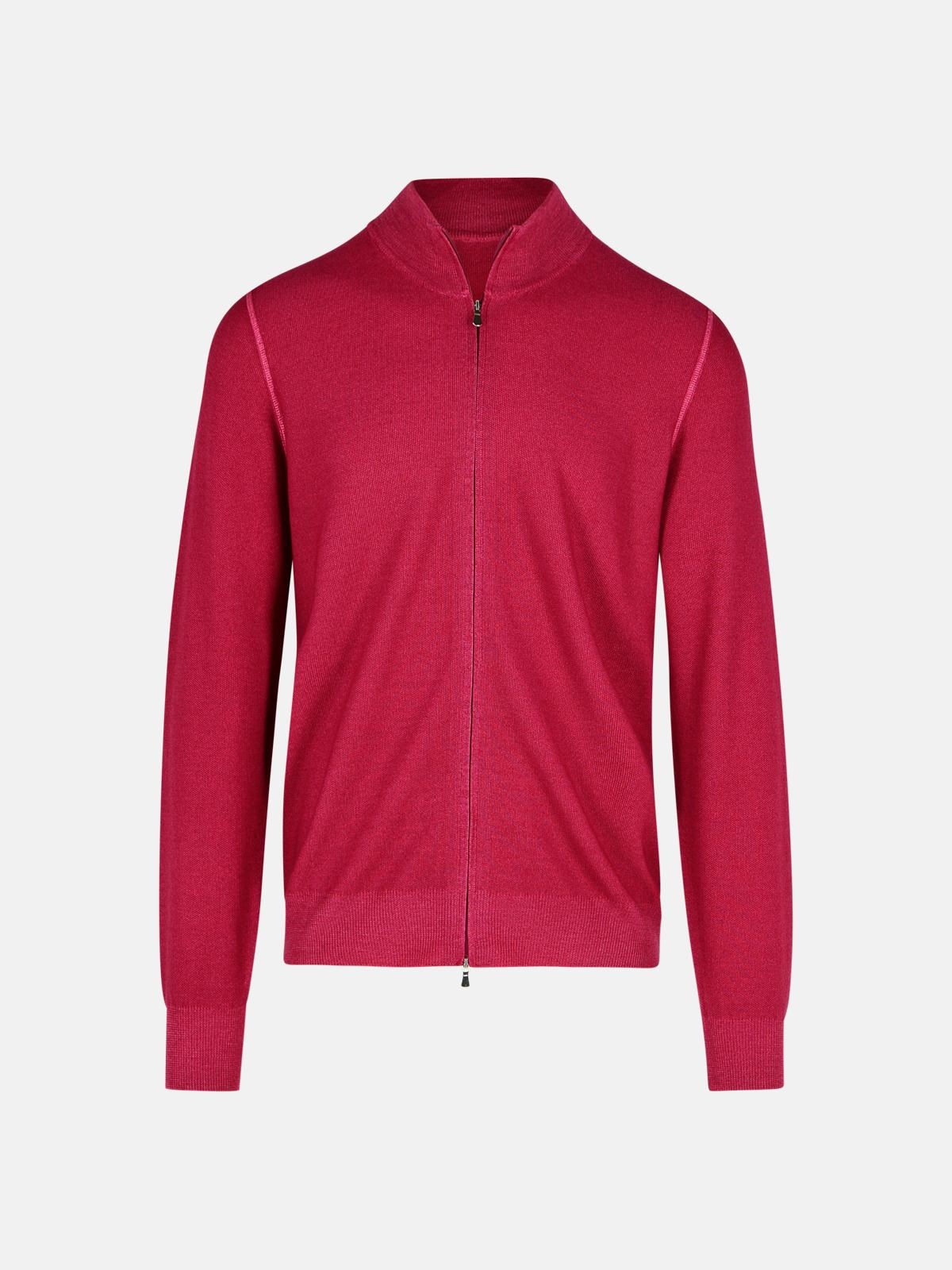 Gran Sasso Red Virgin Wool Sweater In Red