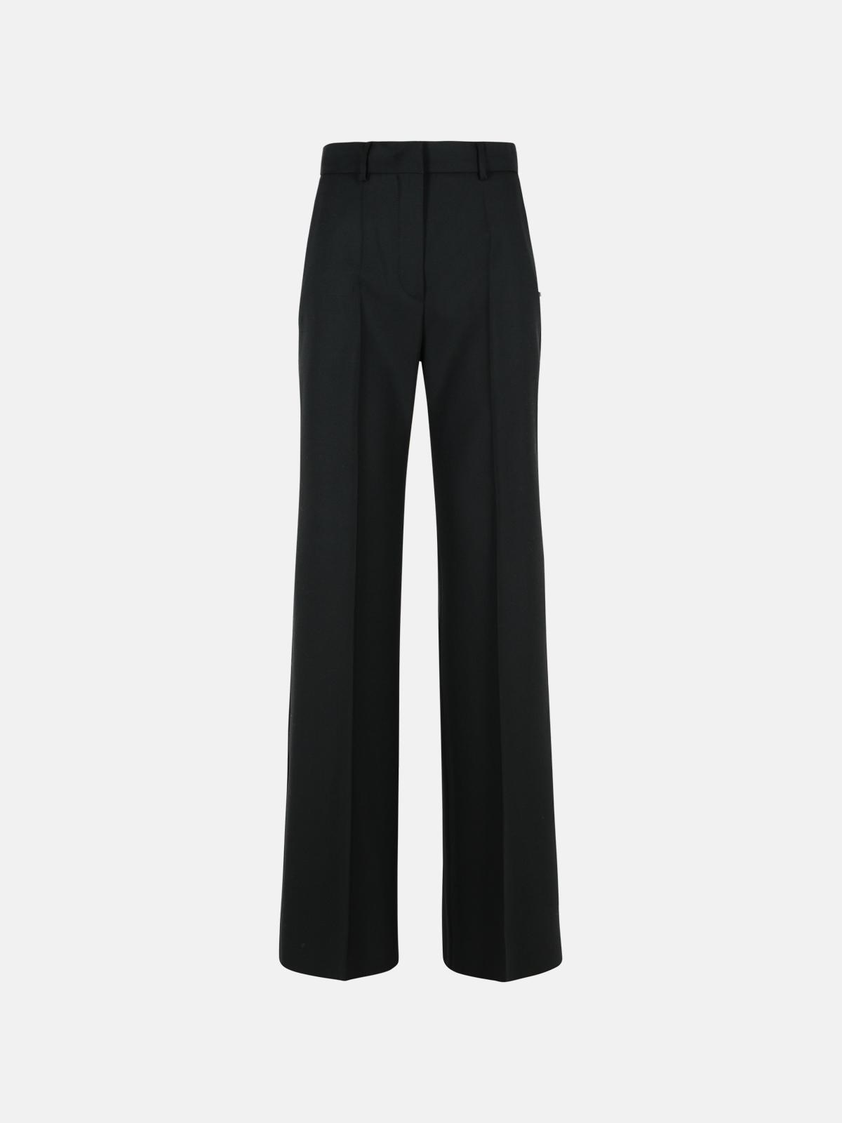 SPORTMAX 'OXALIS' BLACK VIRGIN WOOL PANTS