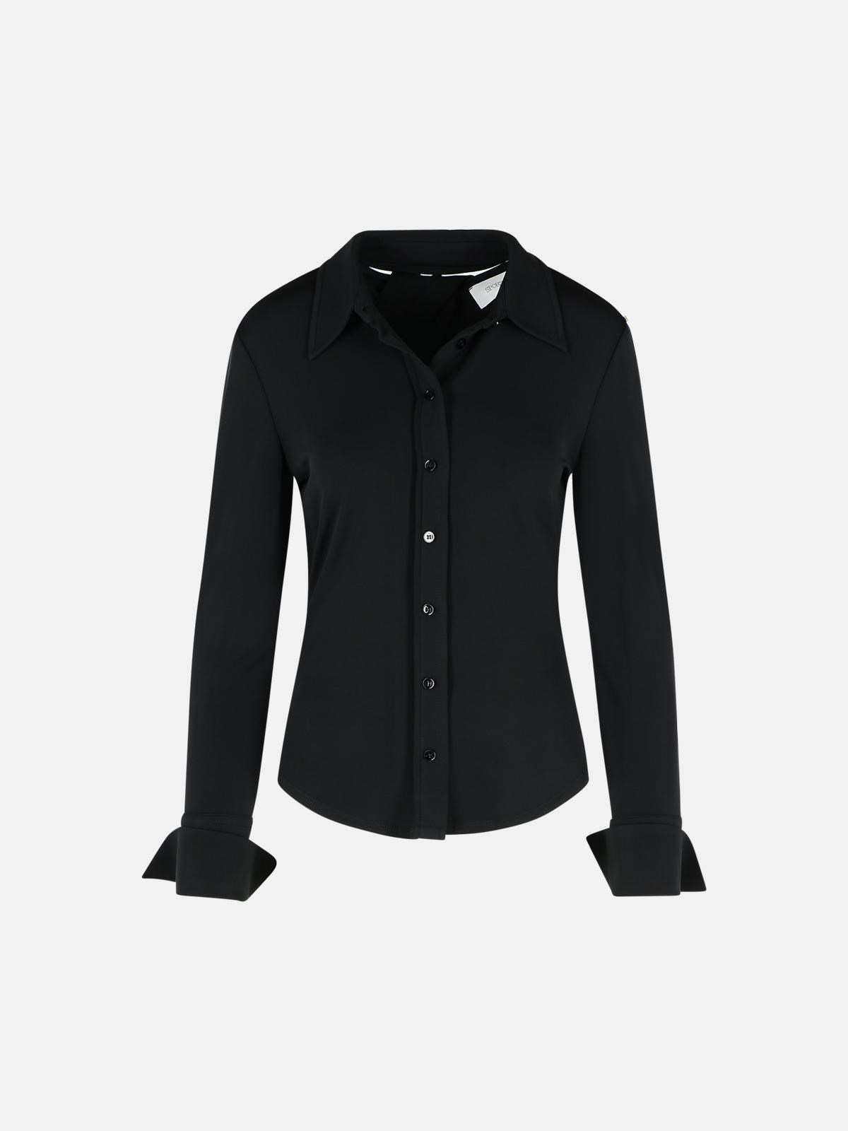 【送料&関税込】SportMax candido Black Viscose Polo Shirt Sportmax 'candido' Black Viscose Polo Shirt | ModeSens