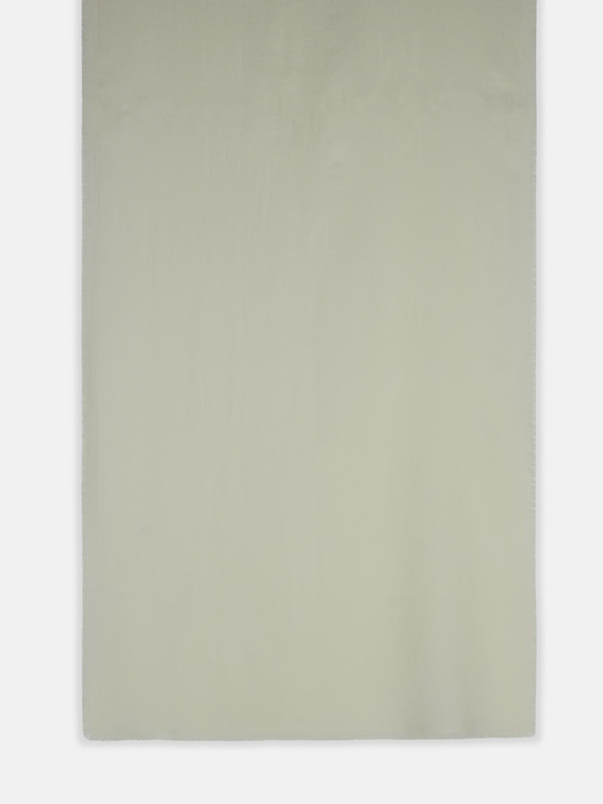 Max Mara 'curvone' Ivory Wool Blend Scarf