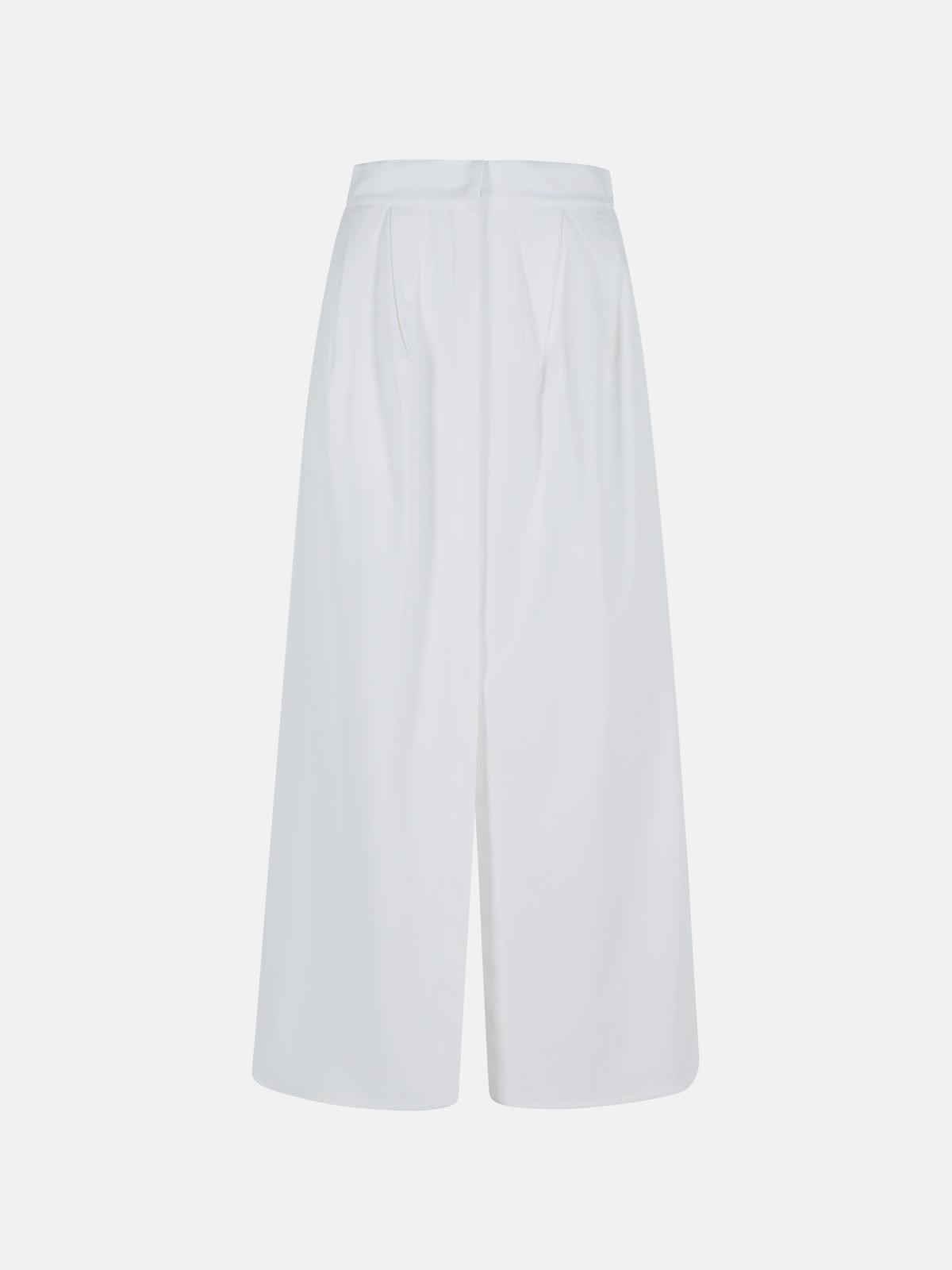 Max Mara 'alcade' White Cotton Skirt