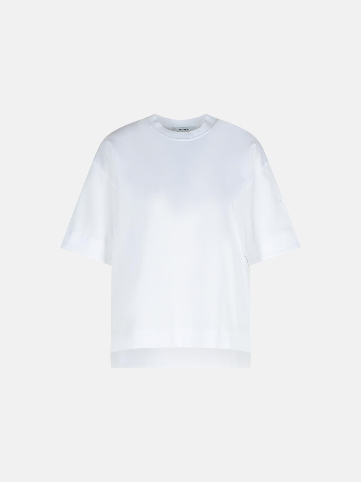 Max Mara 'estella' White Cotton T-shirt