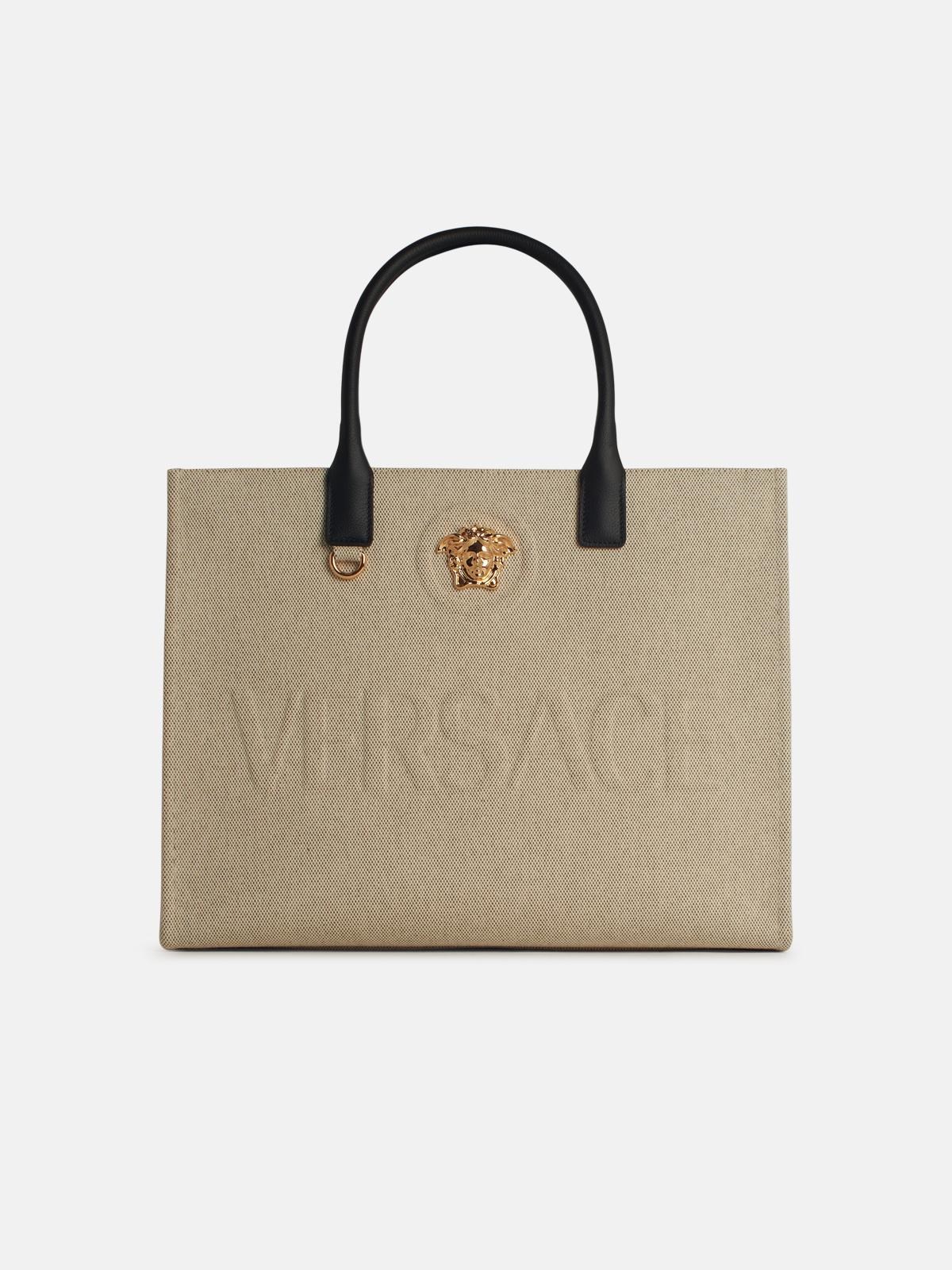 Versace 'tote' Beige Tela Bag