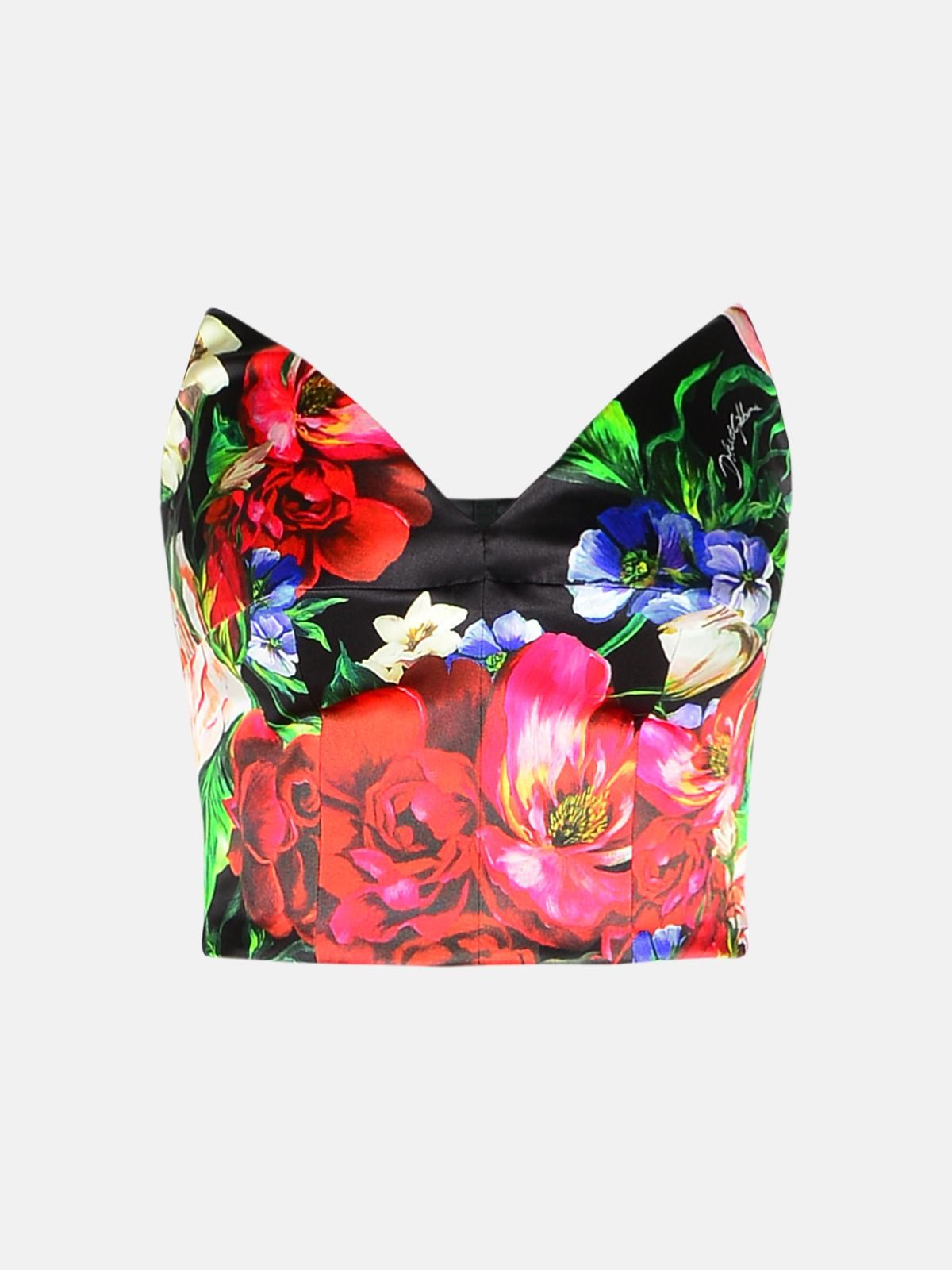 Dolce & Gabbana Multicolor Viscose Top In Multi