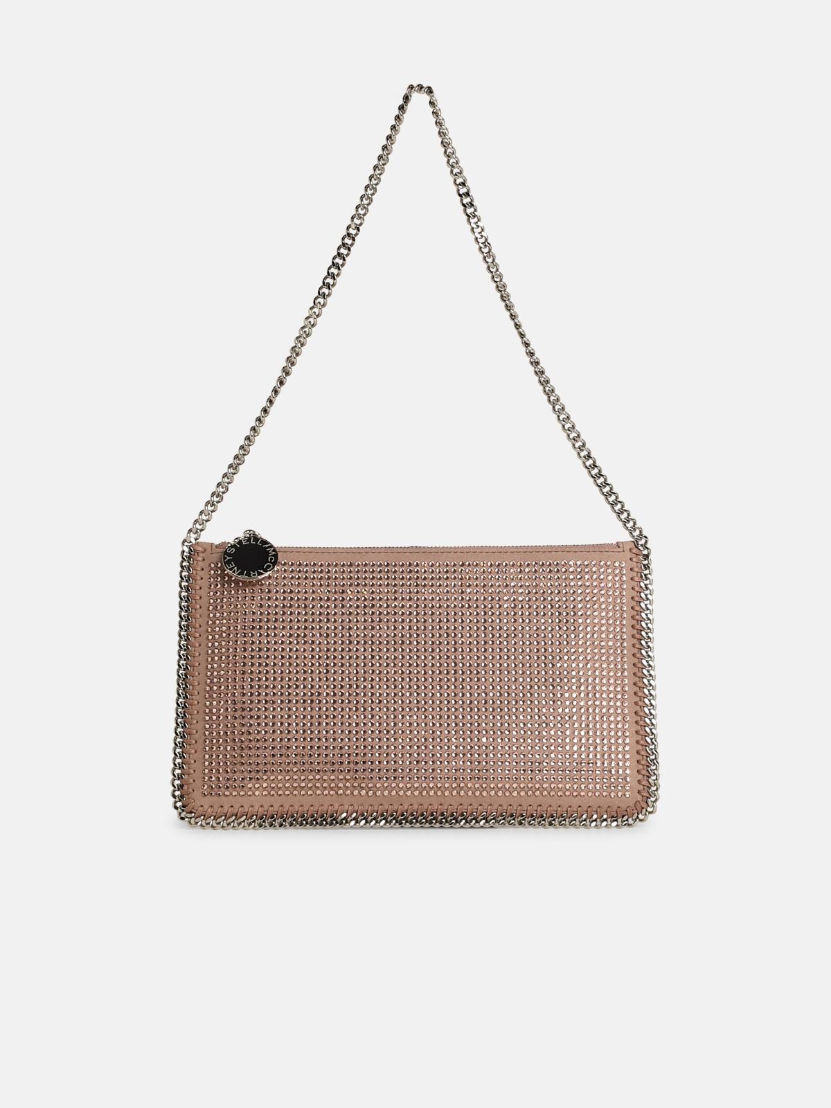 Stella Mccartney Pink Vegan Fabric Clutch Bag