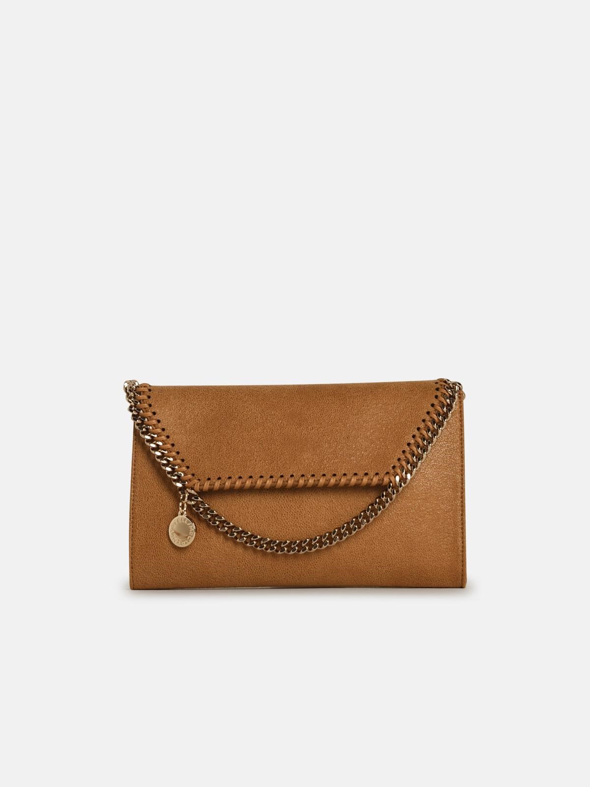 STELLA Mc CARTNEY 'Falabella' Mini Crossbody Bag In Gold Alter Mat