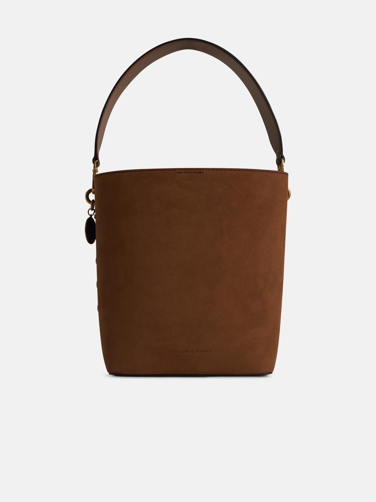 STELLA Mc CARTNEY 'Soft' Brown Suede Crossbody Bag