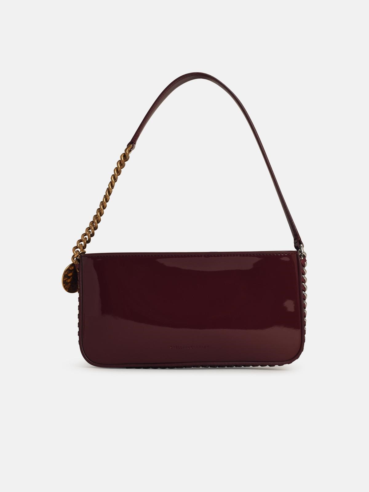 Stella Mccartney 'mat' Burgundy Faux Leather Bag In Bordeaux