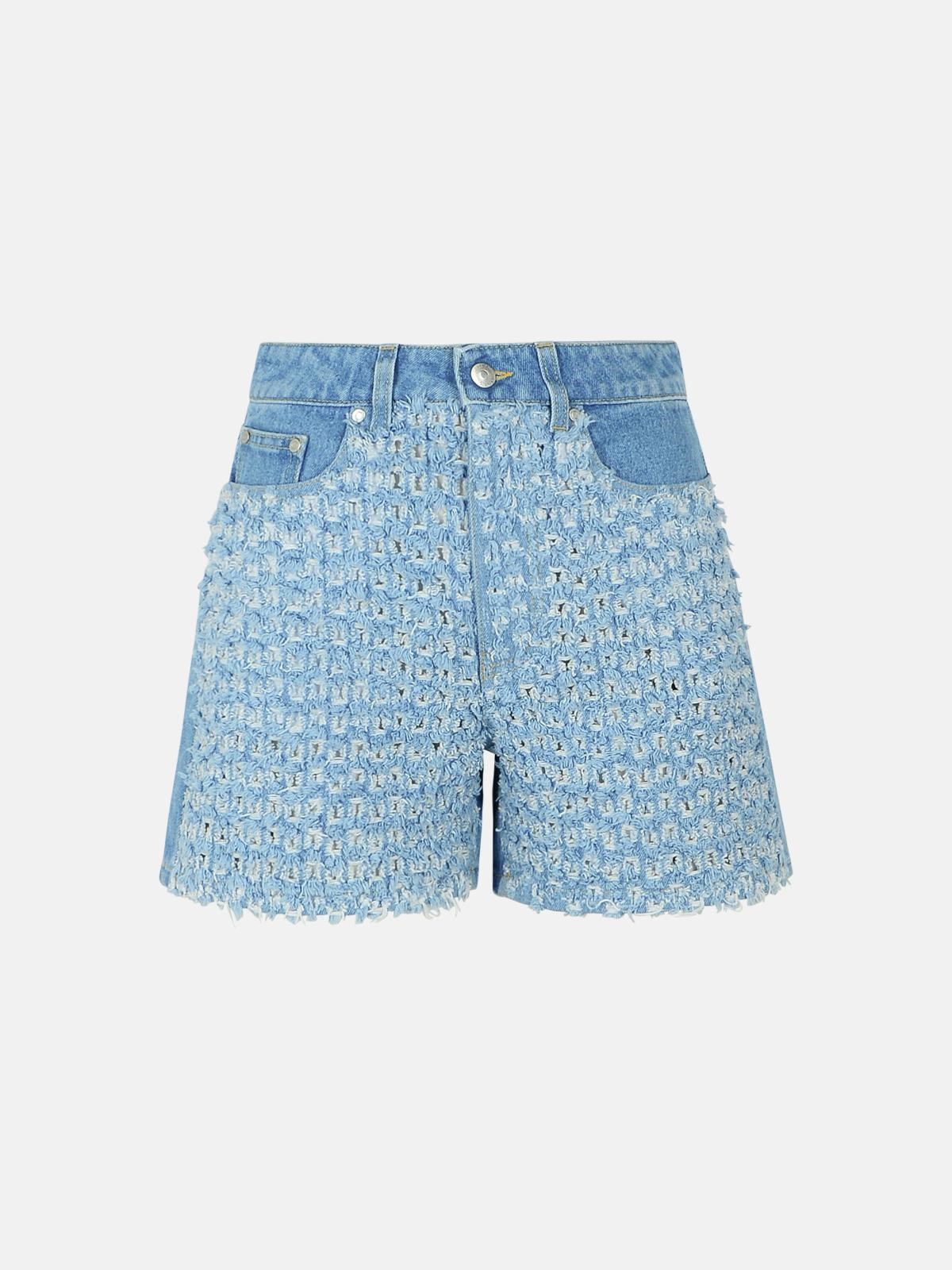 STELLA Mc CARTNEY Light Blue Denim Shorts　STELLA Mc CARTNEY ライトブルー デニム ショートパンツ STELLA
