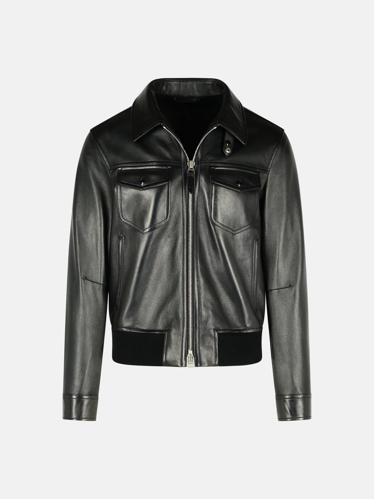 Tom Ford Black Leather Jacket