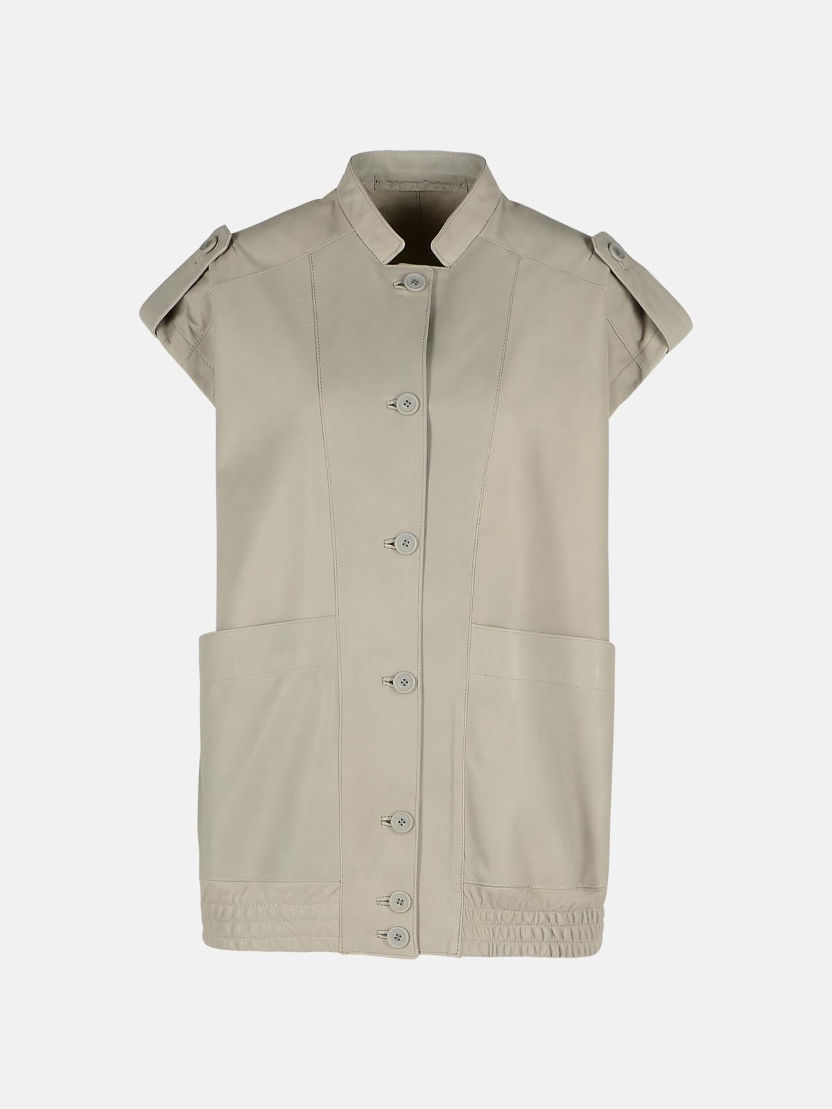 Salvatore Santoro Grey Leather Jacket