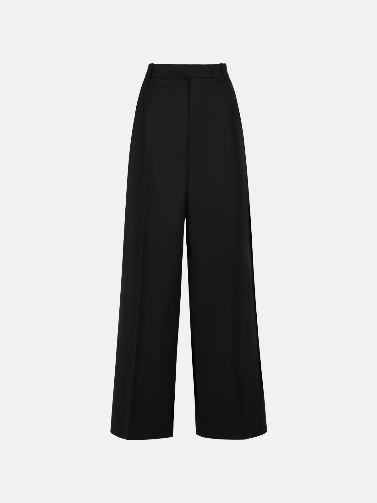 ROHE BLACK WOOL PANTS