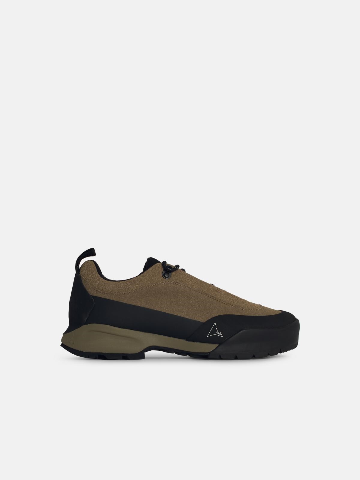 Roa Hiking 'cingino' Sneakers In Beige Polyurethane Blend In Beige