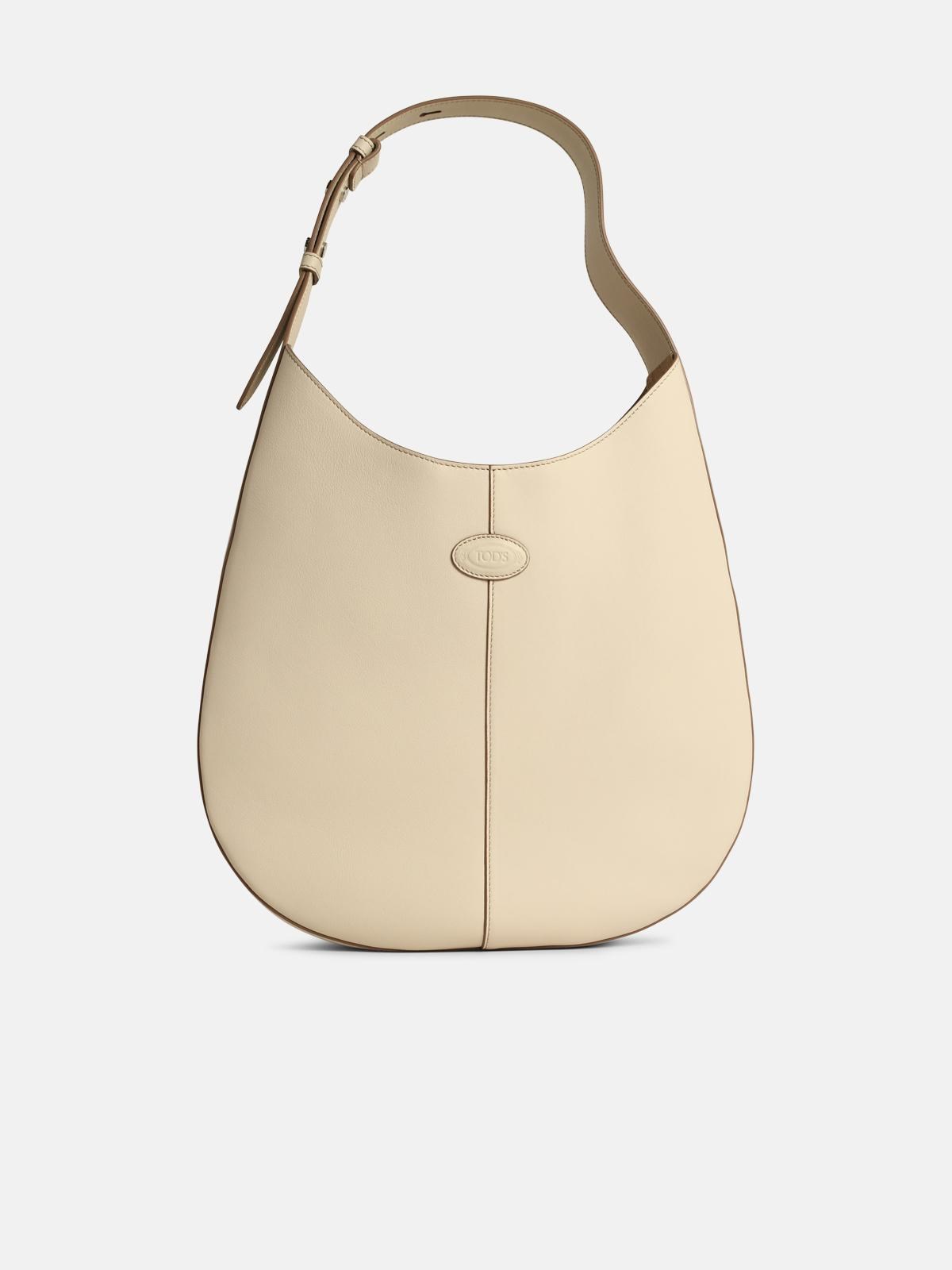 TOD'S 'Hobo' White Leather Bag