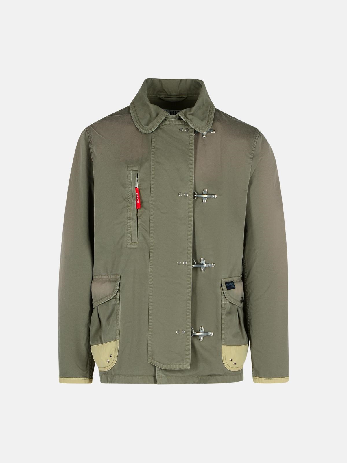 Fay Green Cotton Jacket In Green