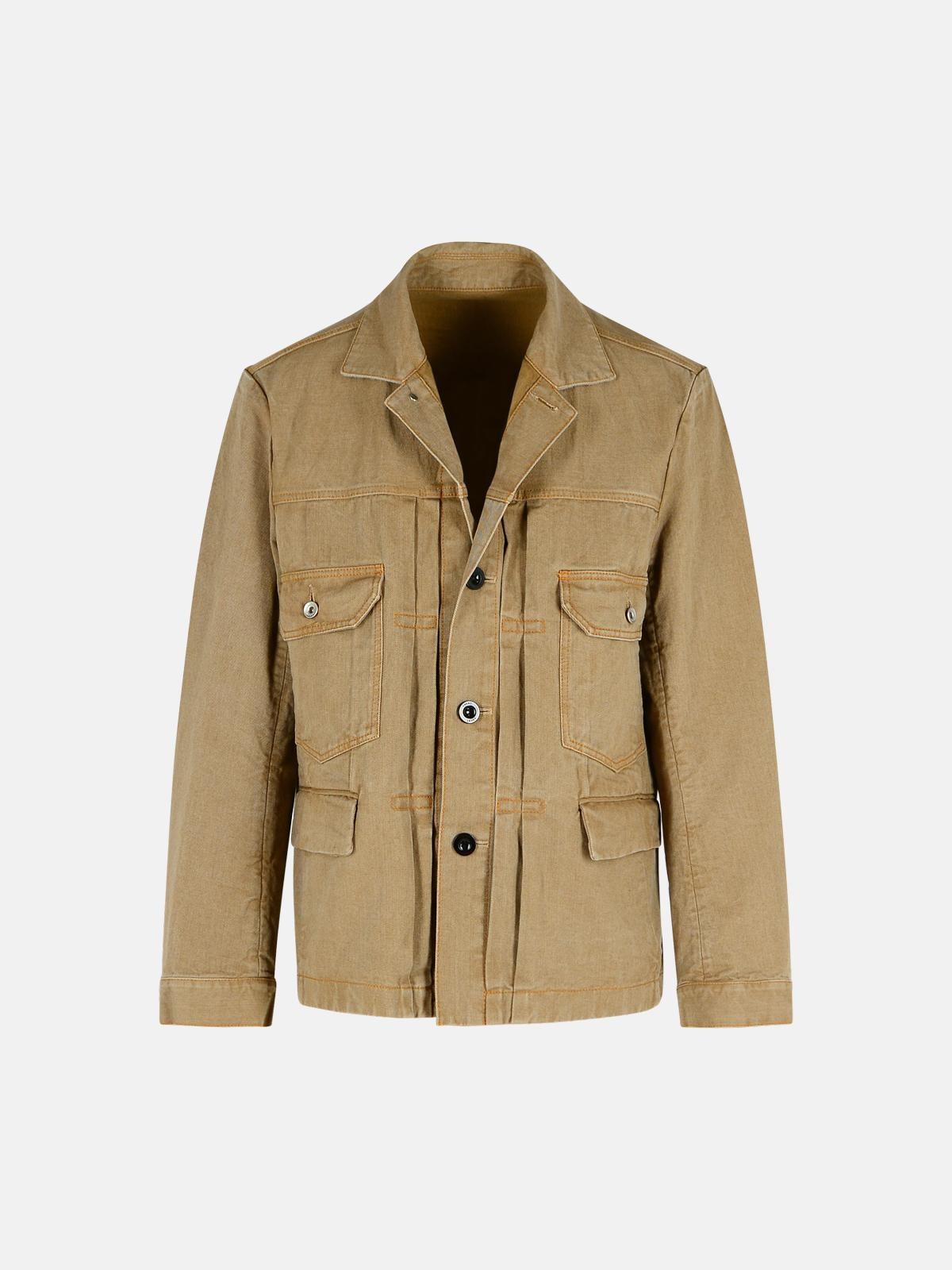 Sacai Beige Denim Jacket