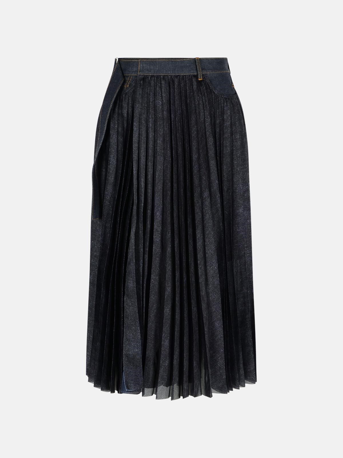 Sacai Blue Denim Skirt