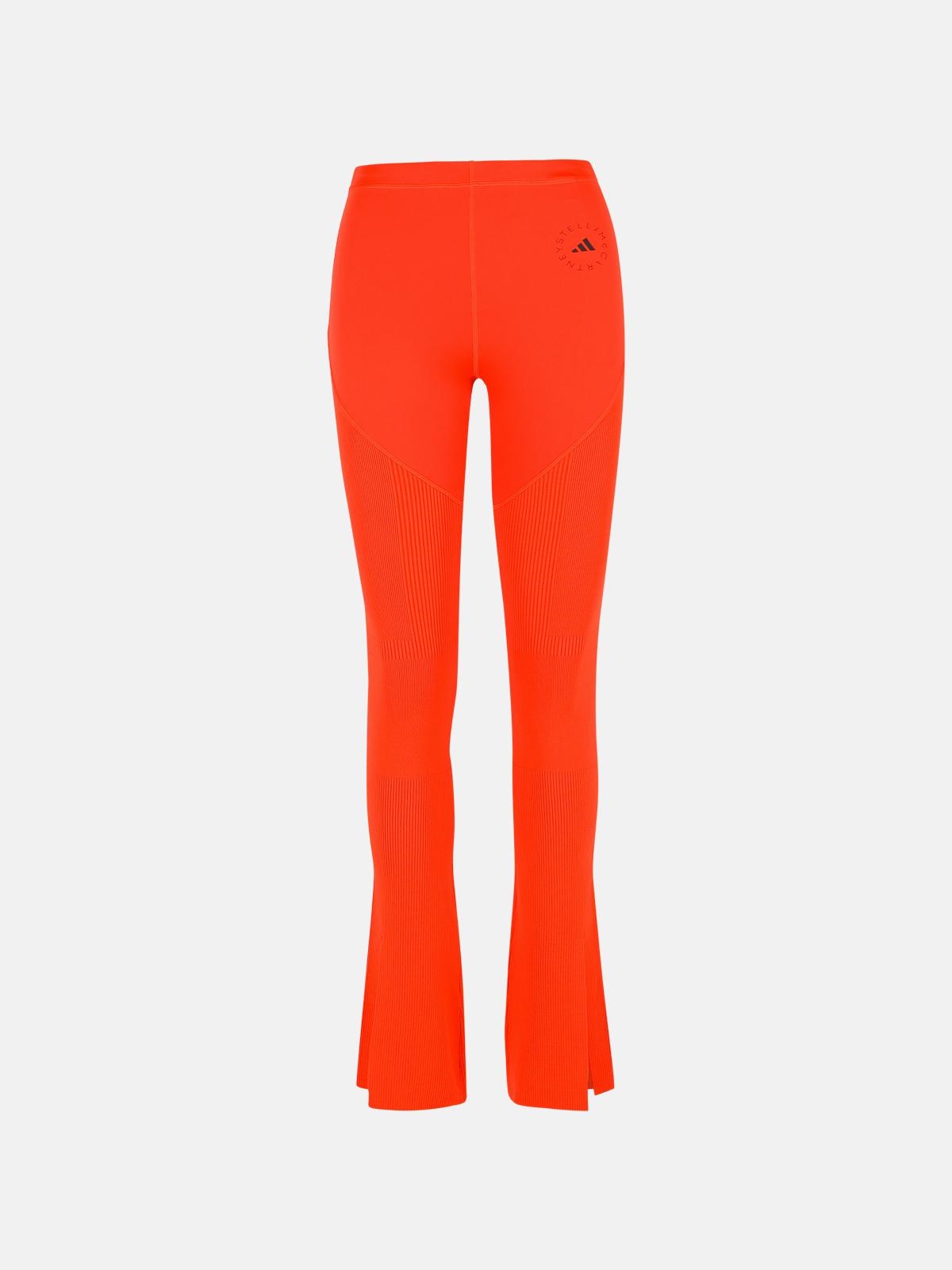 Adidas By Stella Mccartney 'yoga' Red Polyester Blend Leggings In Red