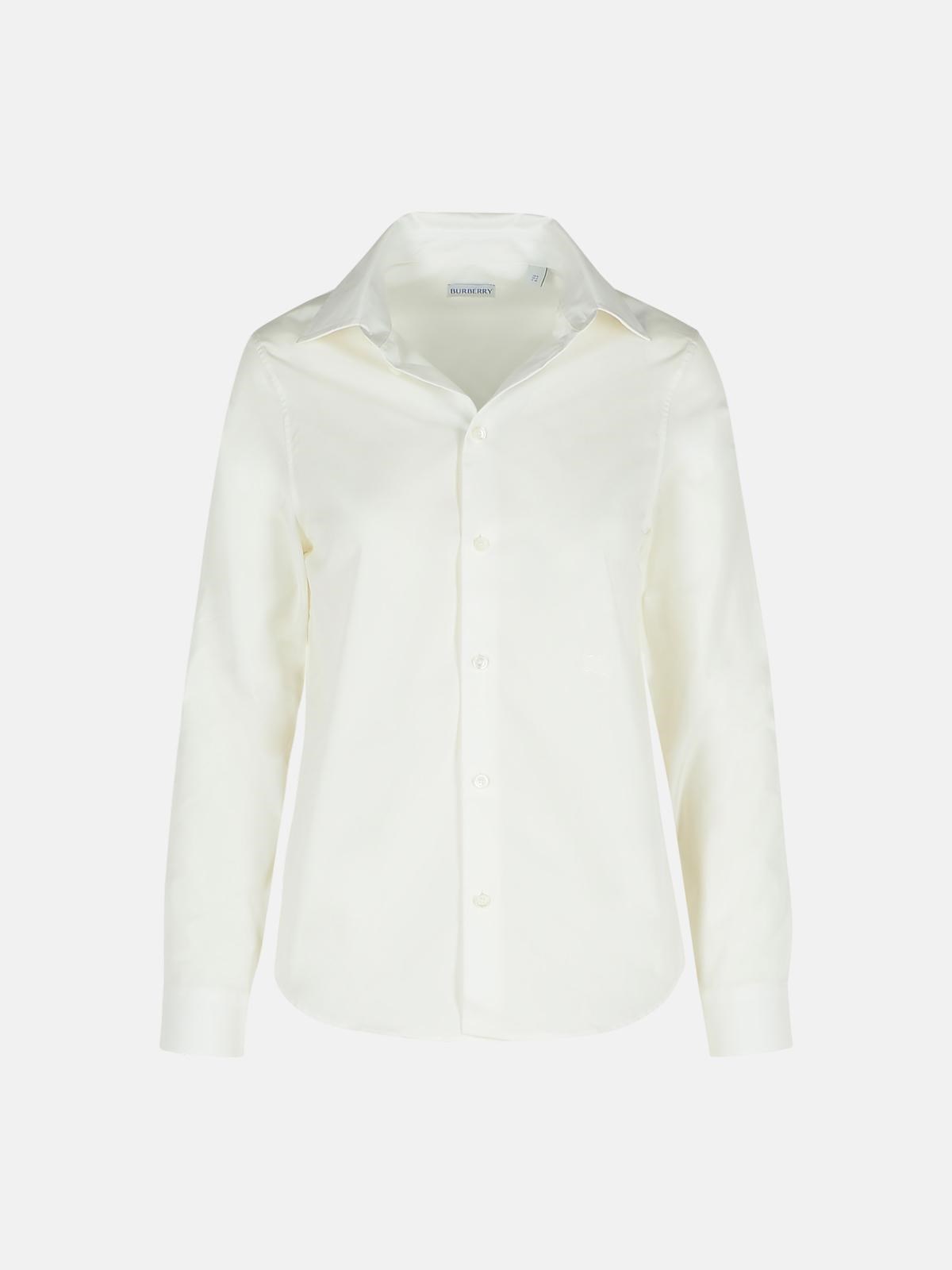 Burberry 'string' White Cotton Shirt