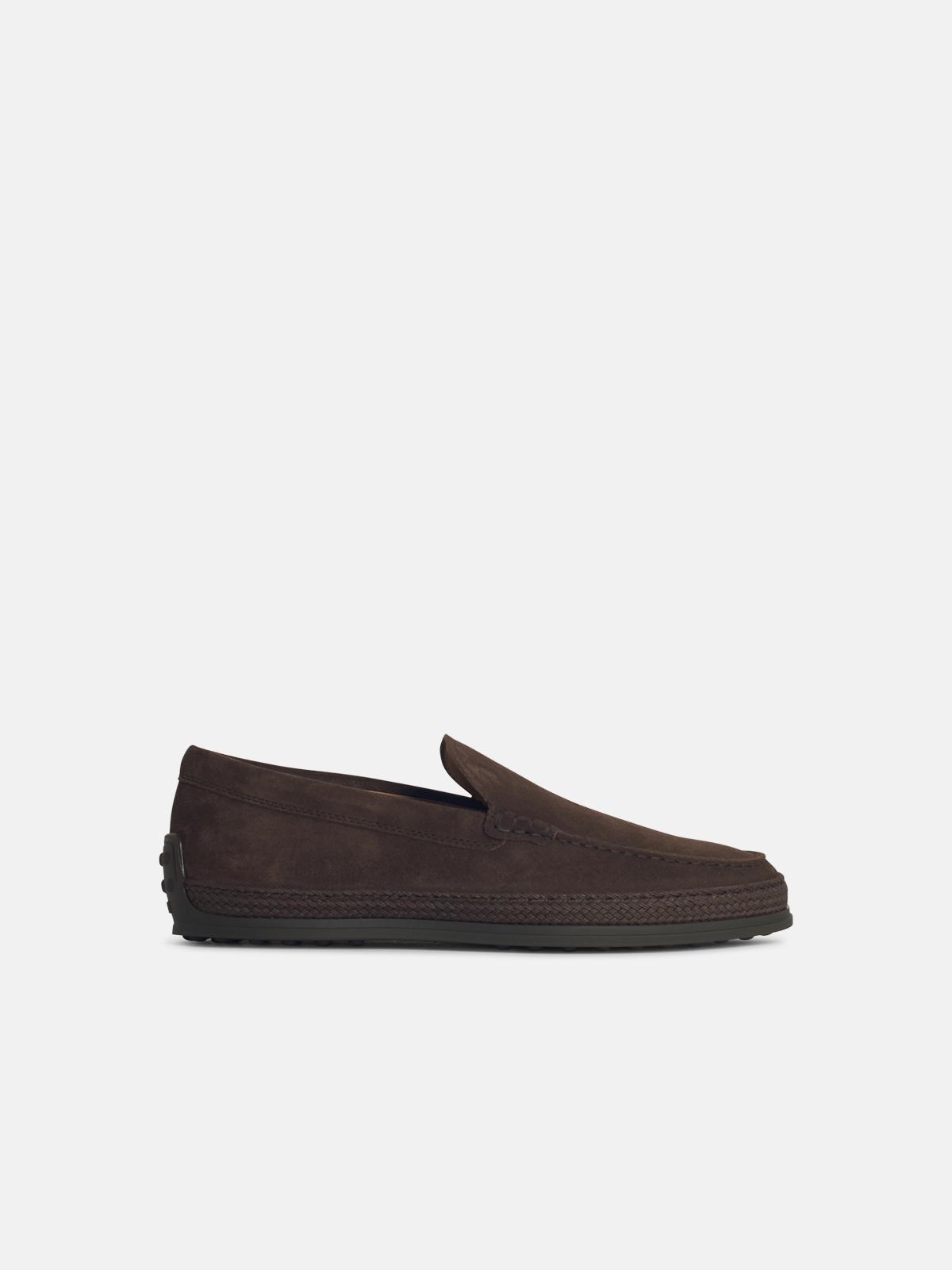 Tod's Brown Suede Loafers