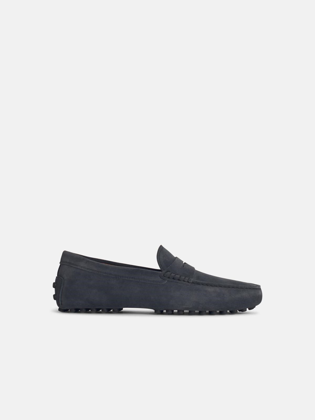 Tod's Black Suede Loafers