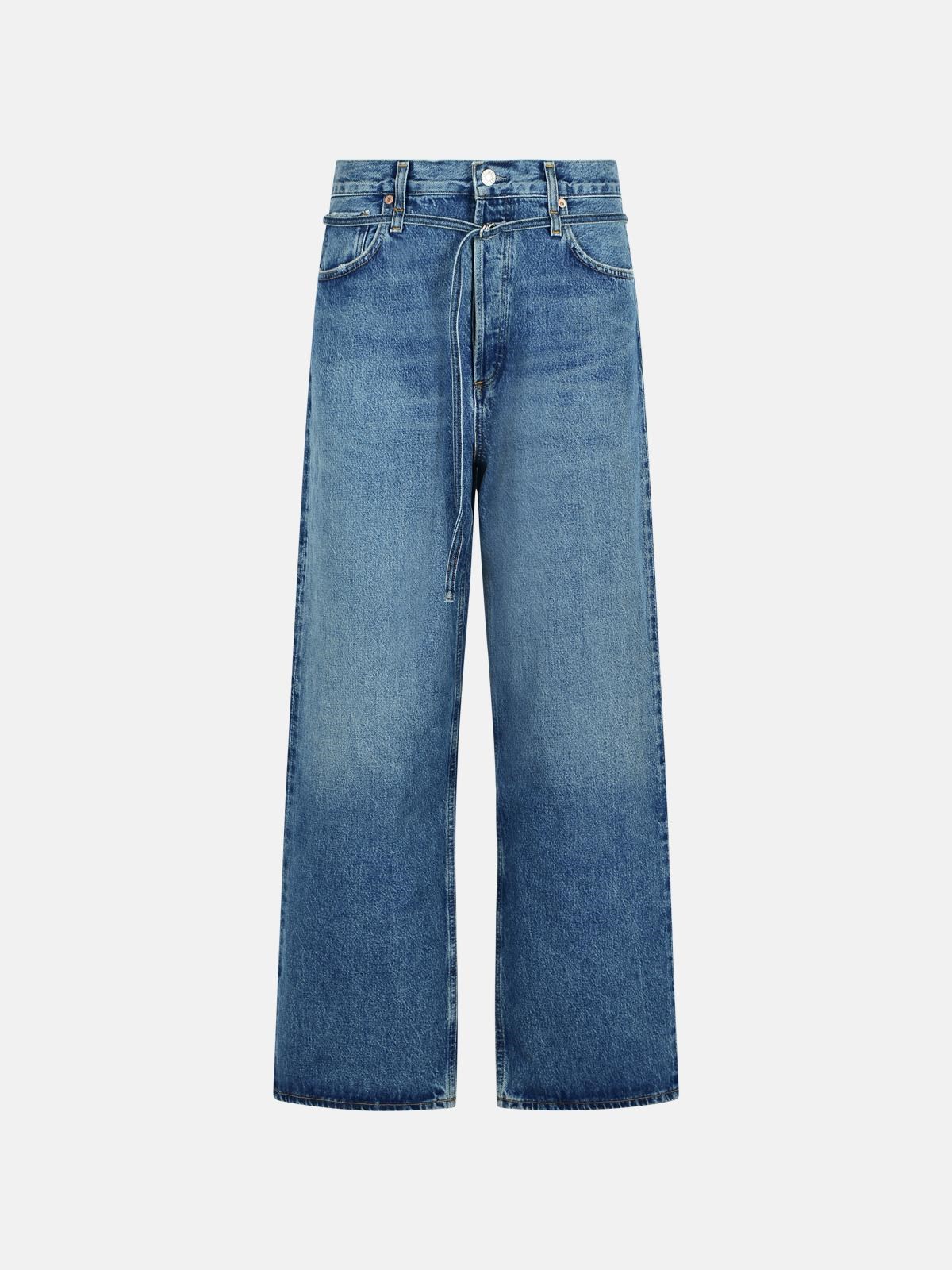 Agolde 'emmi' Blue Denim Jeans