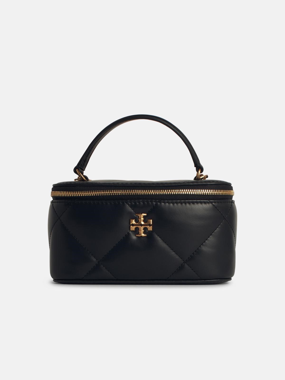Tory Burch 'vanity' Black Leather Bag