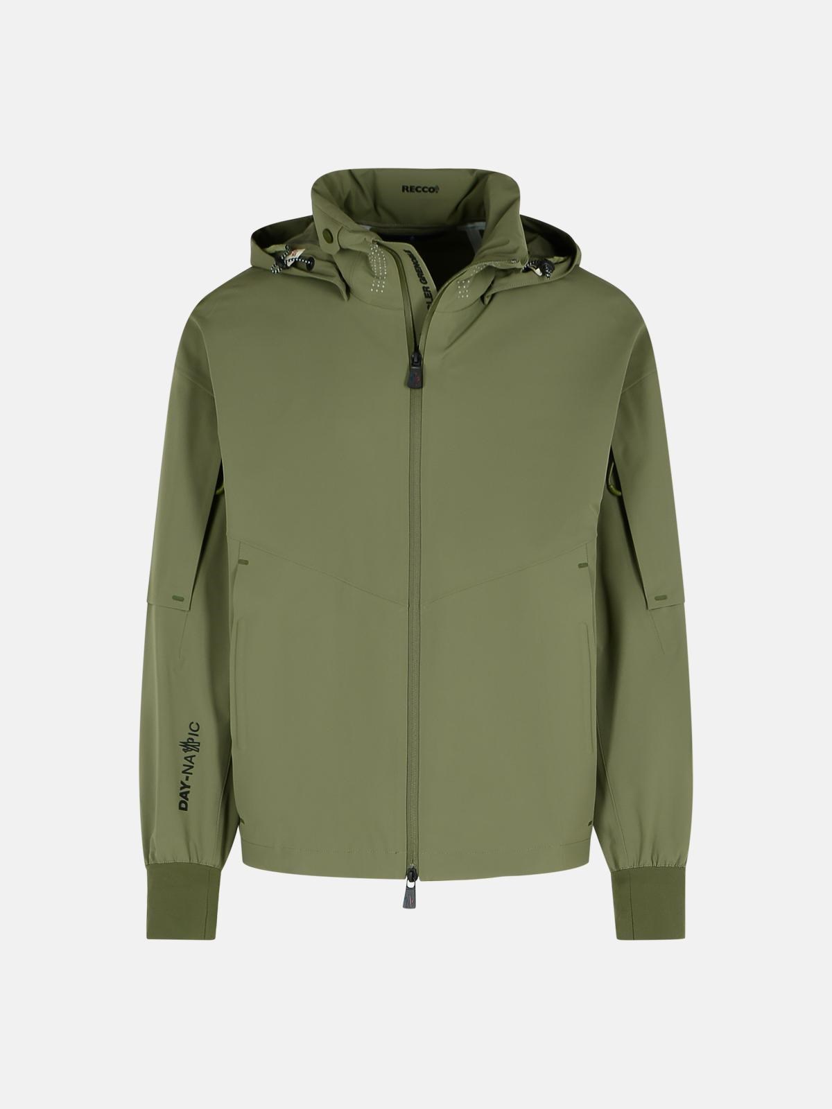 MONCLER GRENOBLE 'Tesso' Green Polyamide Blend Jacket　MONCLER GRENOBLE 'Tesso' グリーン ポリアミド ブレンド ジャケット MONCLER