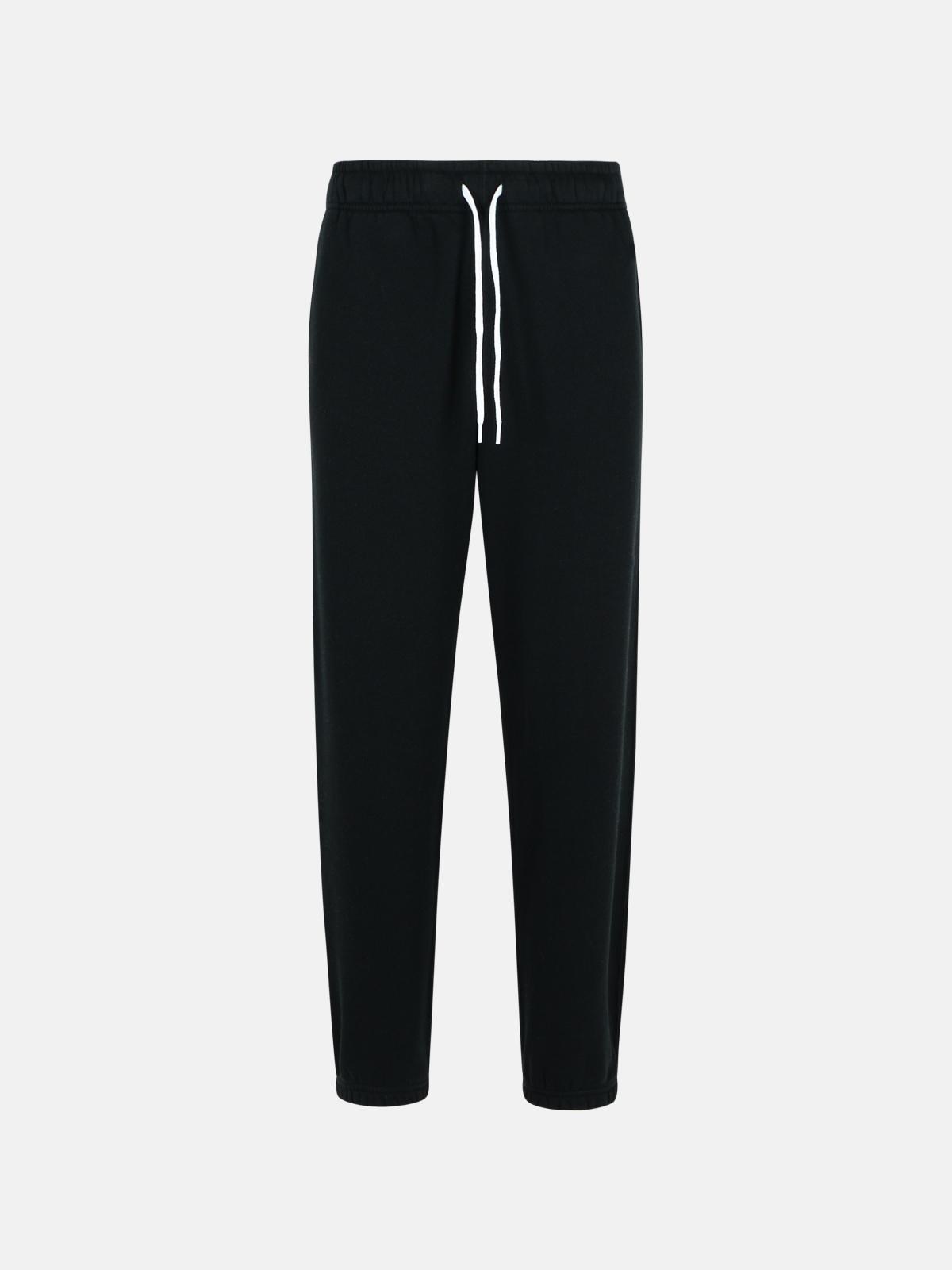 POLO RALPH LAUREN 'Jogger' Black Cotton Pants
