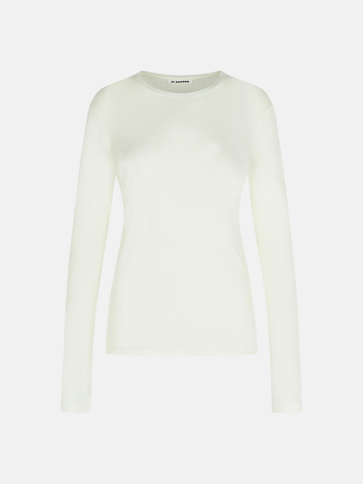 JIL SANDER '3 Pack' White Cotton T-Shirt　JIL SANDER 3 パック ホワイト コットン T シャツ JIL