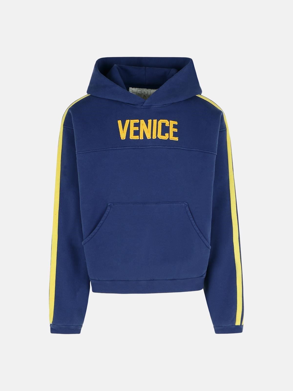 Erl Blue Cotton Sweatshirt