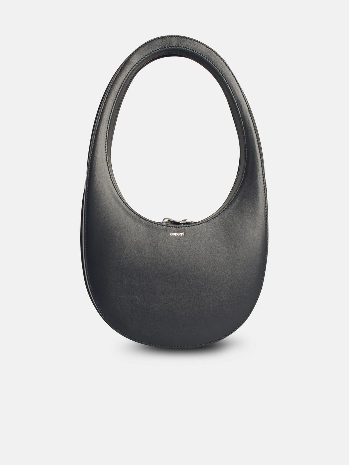 Coperni 'swipe' Black Leather Bag