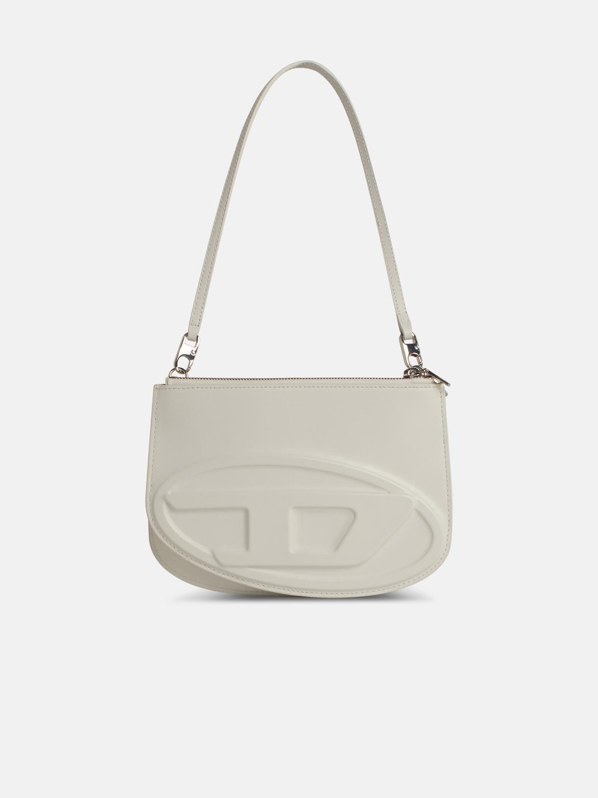 Diesel '1dr Twist' White Leather Bag