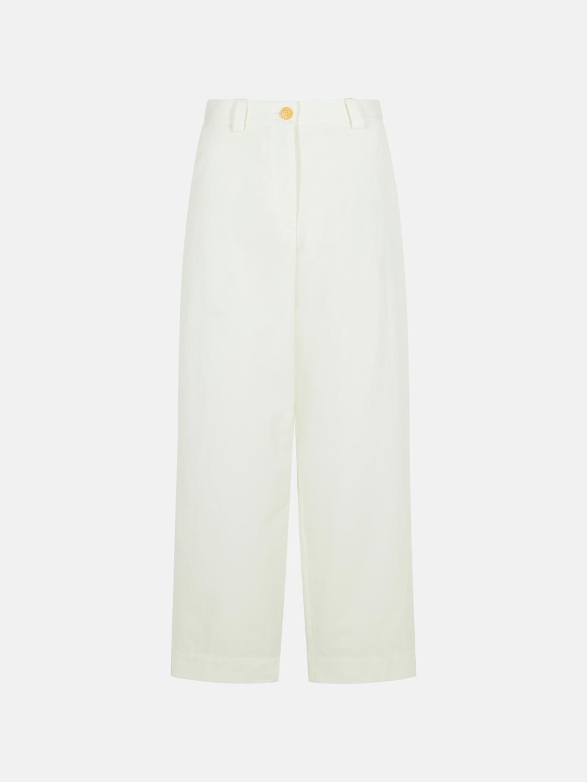 Khaite 'lucian' White Silk Skirt