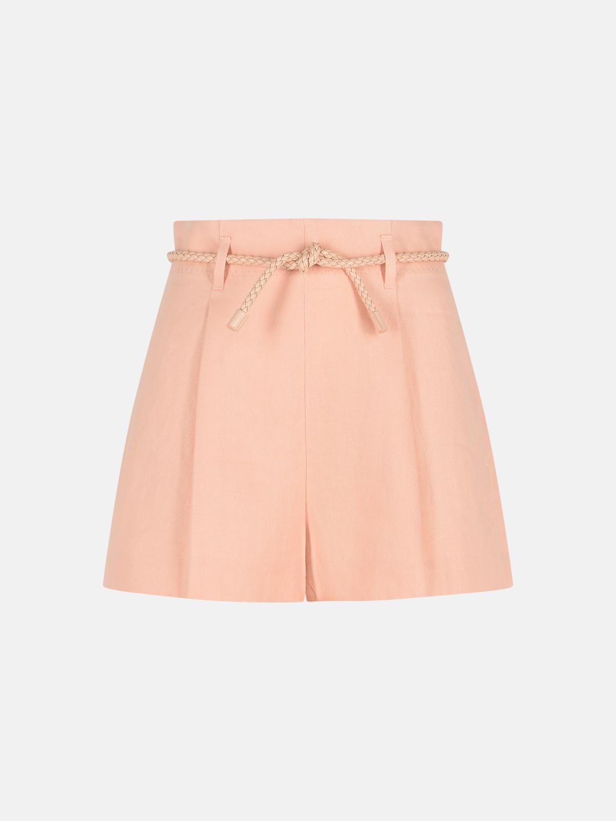 Zimmermann Pink Silk Blend Shorts