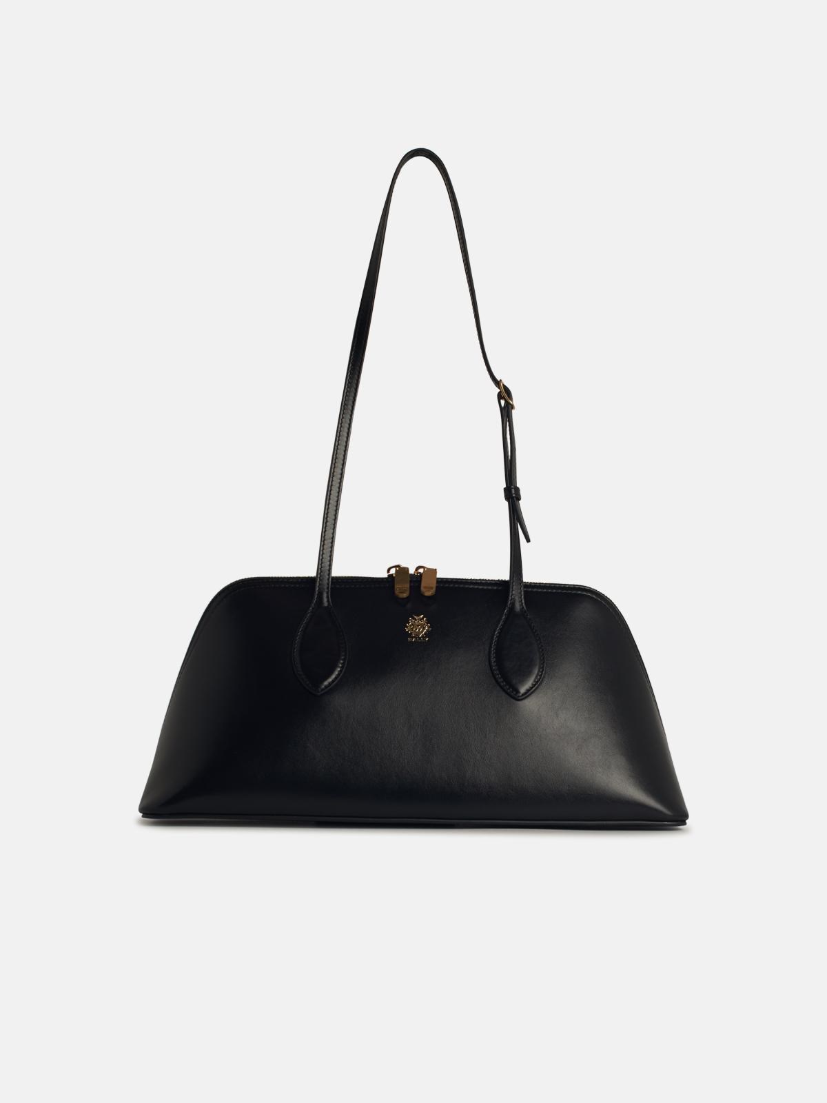 Bally 'praline' Black Leather Bag