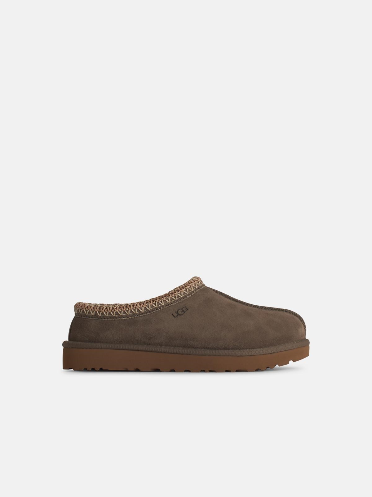 Ugg 'tasman' Grey Suede Slippers In Grey