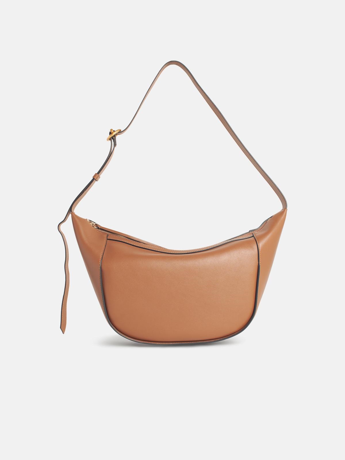 WANDLER 'Maggie' Brown Leather Crossbody Bag