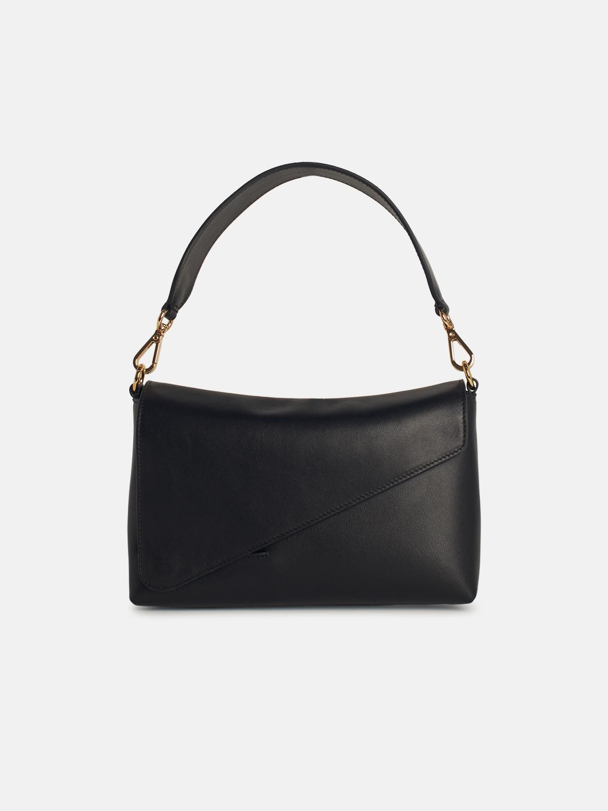 WANDLER 'Oscar' Black Leather Crossbody Bag