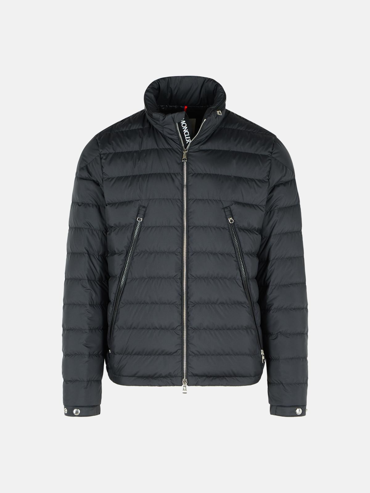 Moncler 'alfit' Black Polyester Down Jacket