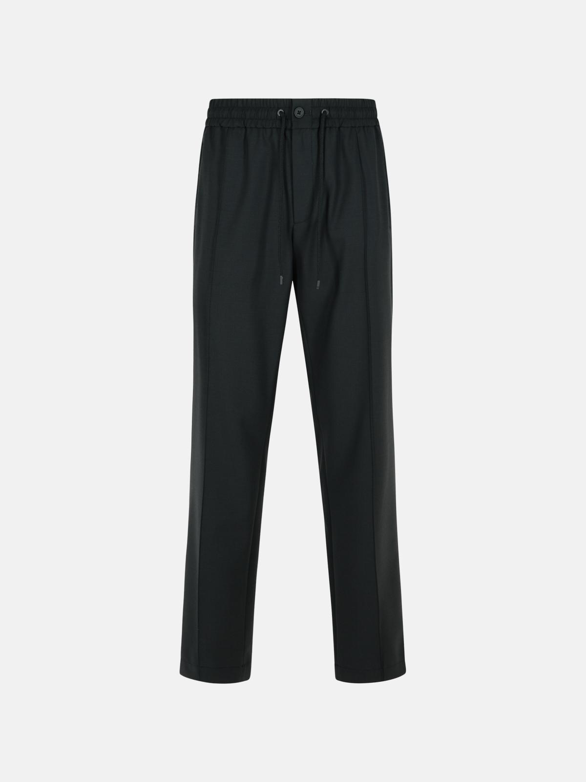 Dolce & Gabbana Black Wool Blend Pants