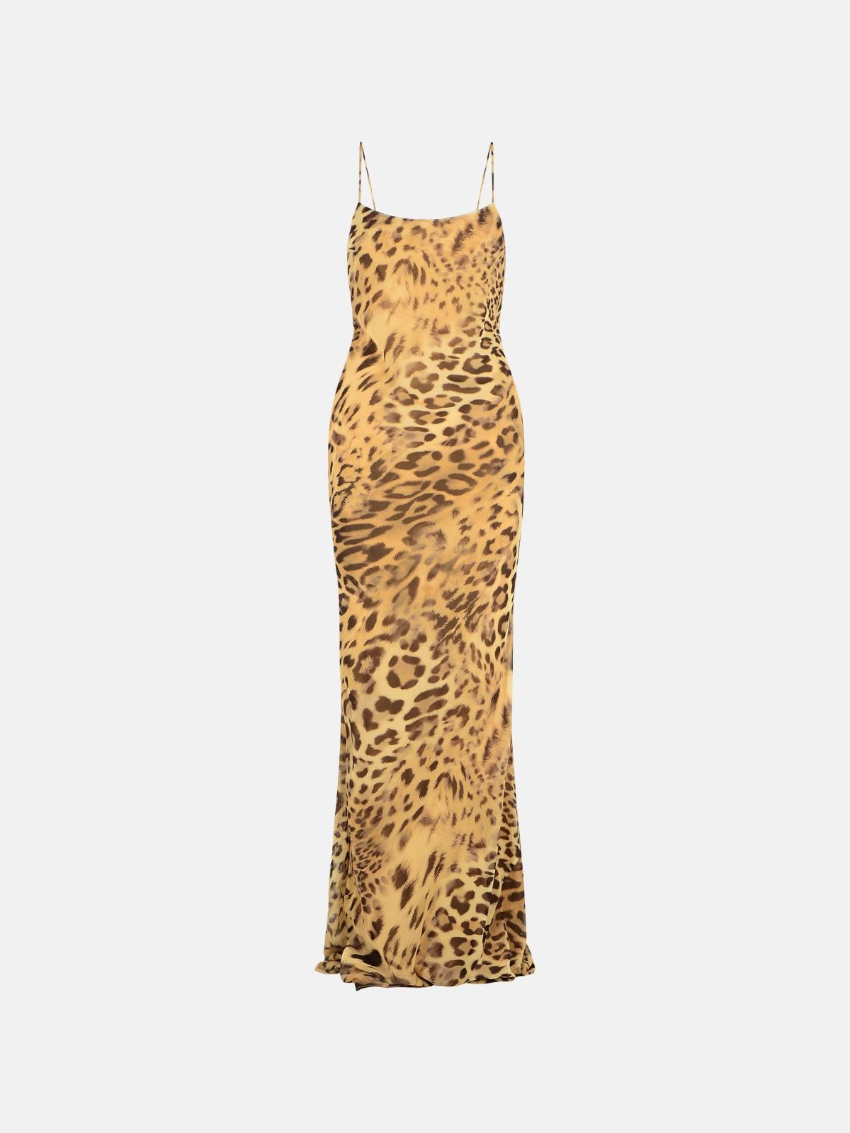 The Andamane Beige Polyester Dress In Sand
