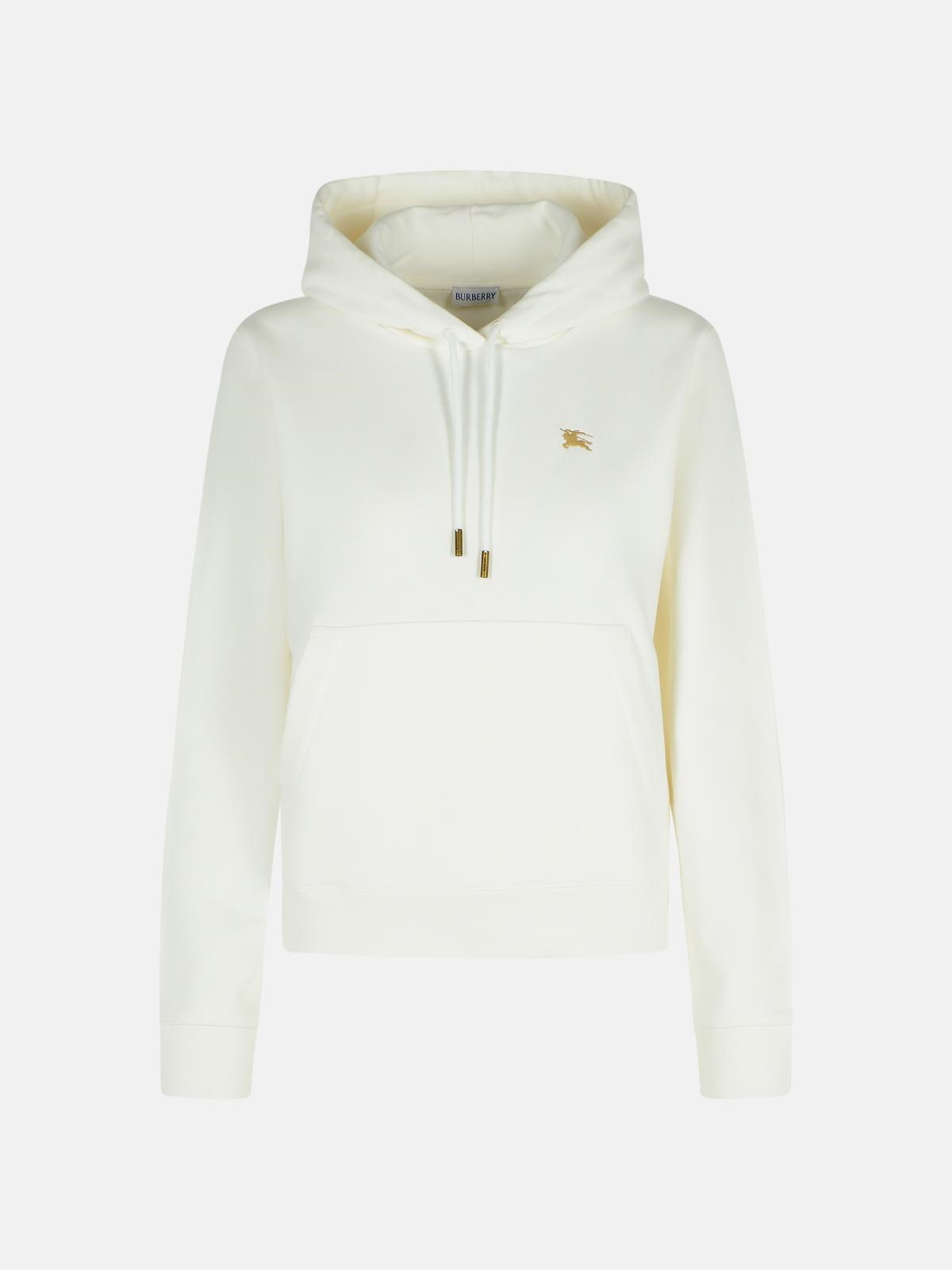 Burberry BURBERRY 'Harriet' Ivory Cotton Sweatshirt　BURBERRY 'Harriet' アイボリー コットン スウェットシャツ