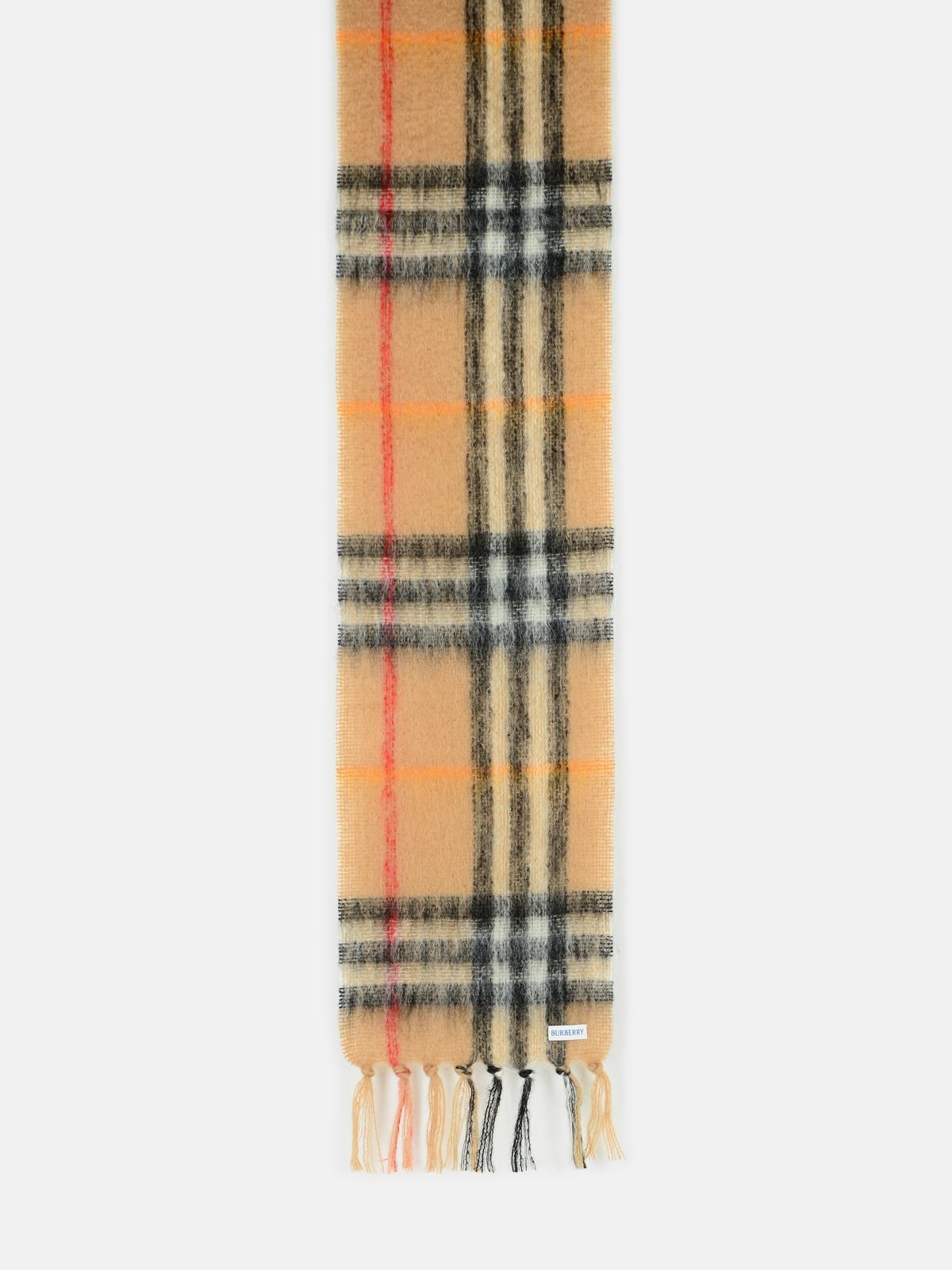 Burberry BURBERRY Beige Mohair And Wool Scarf　BURBERRY ベージュ モヘア & ウール スカーフ