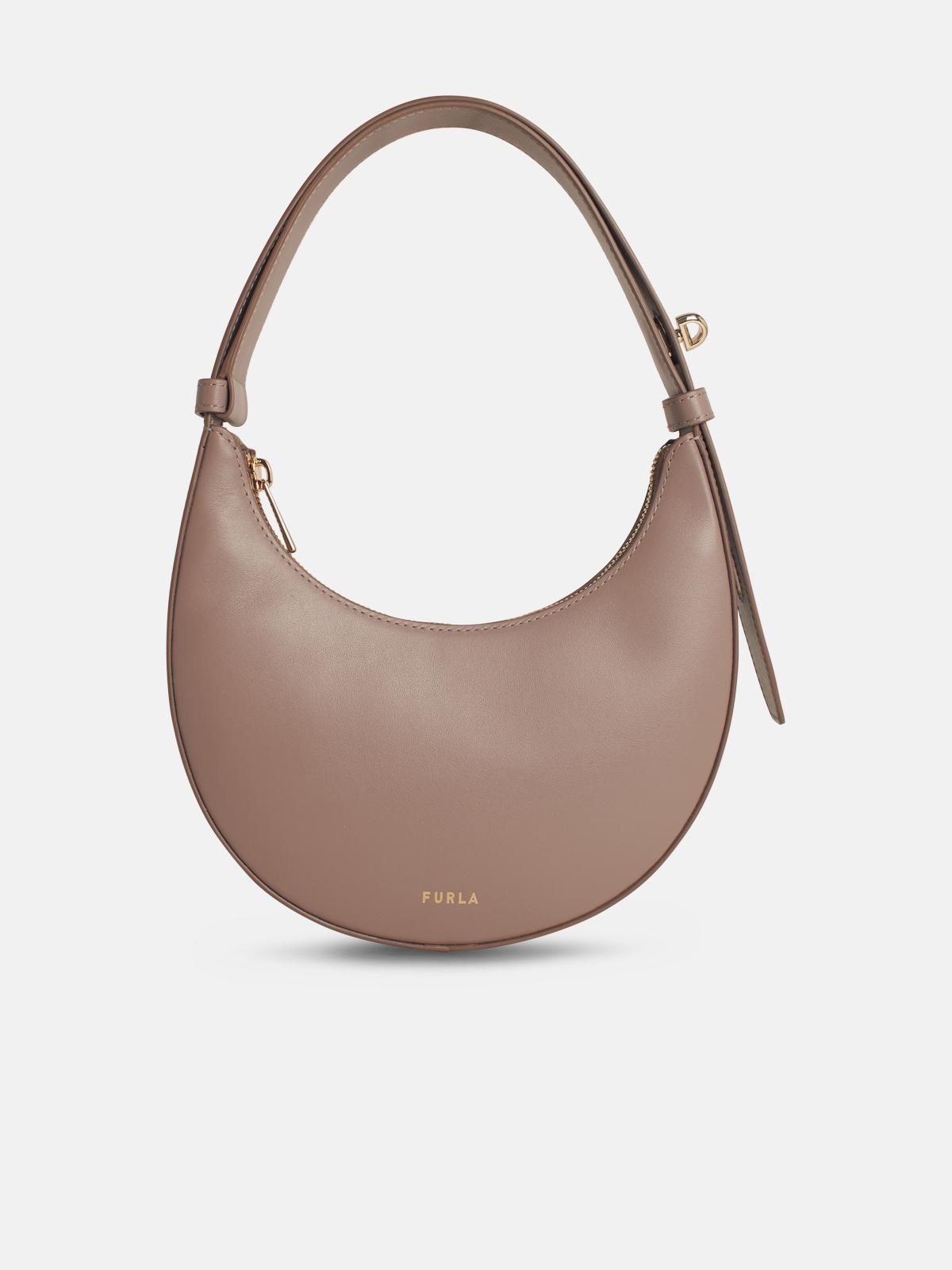 Furla 'delizia' Mini Bag In Mauve Leather