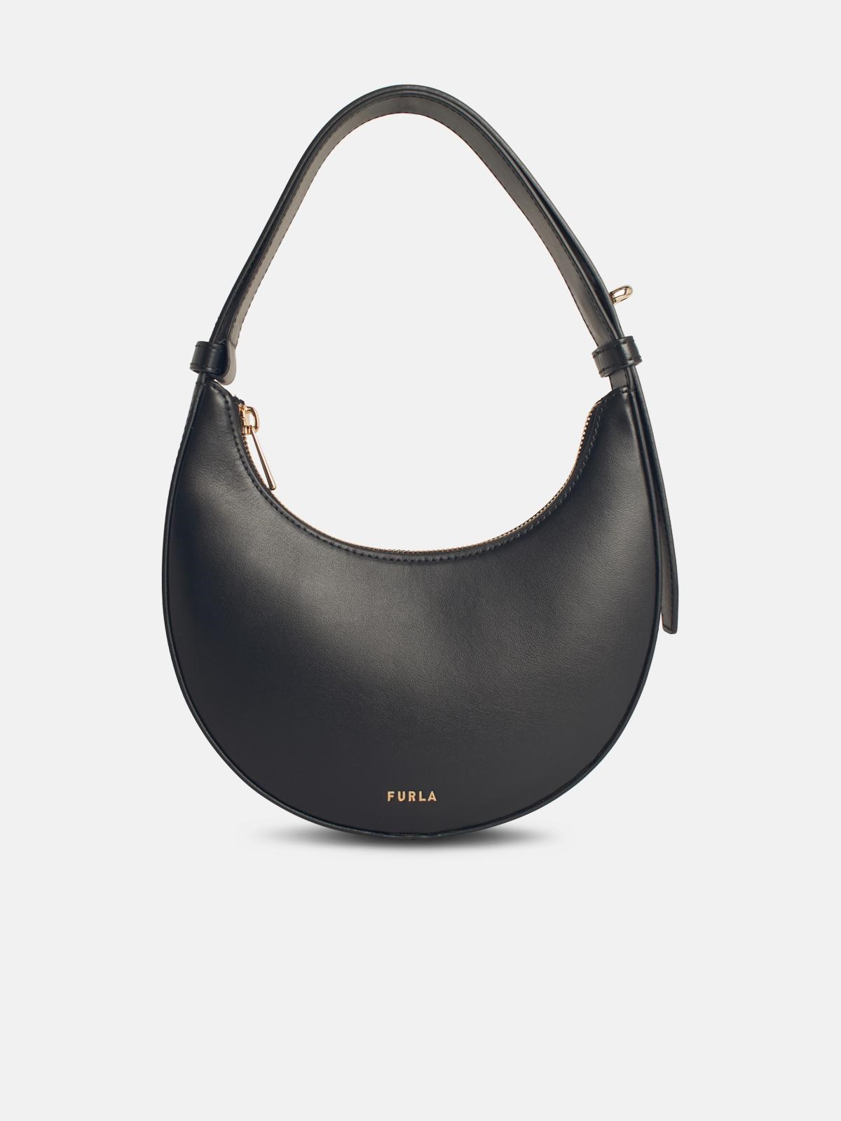 Furla 'delizia' Mini Bag In Black Leather