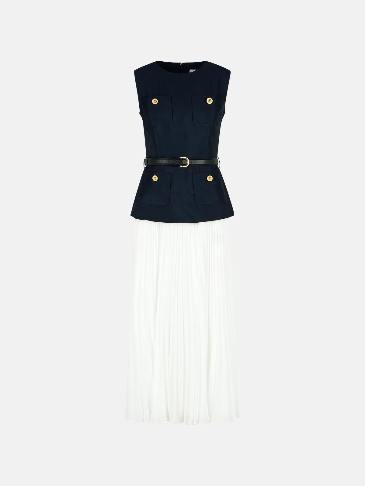 Self-portrait 'taffeta' Blue Polyester Dress